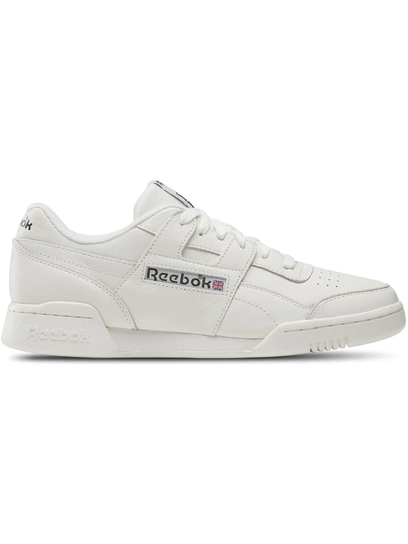 Кроссовки мужские Reebok Workout Plus, кожаные — изображение 1 из 1, черный