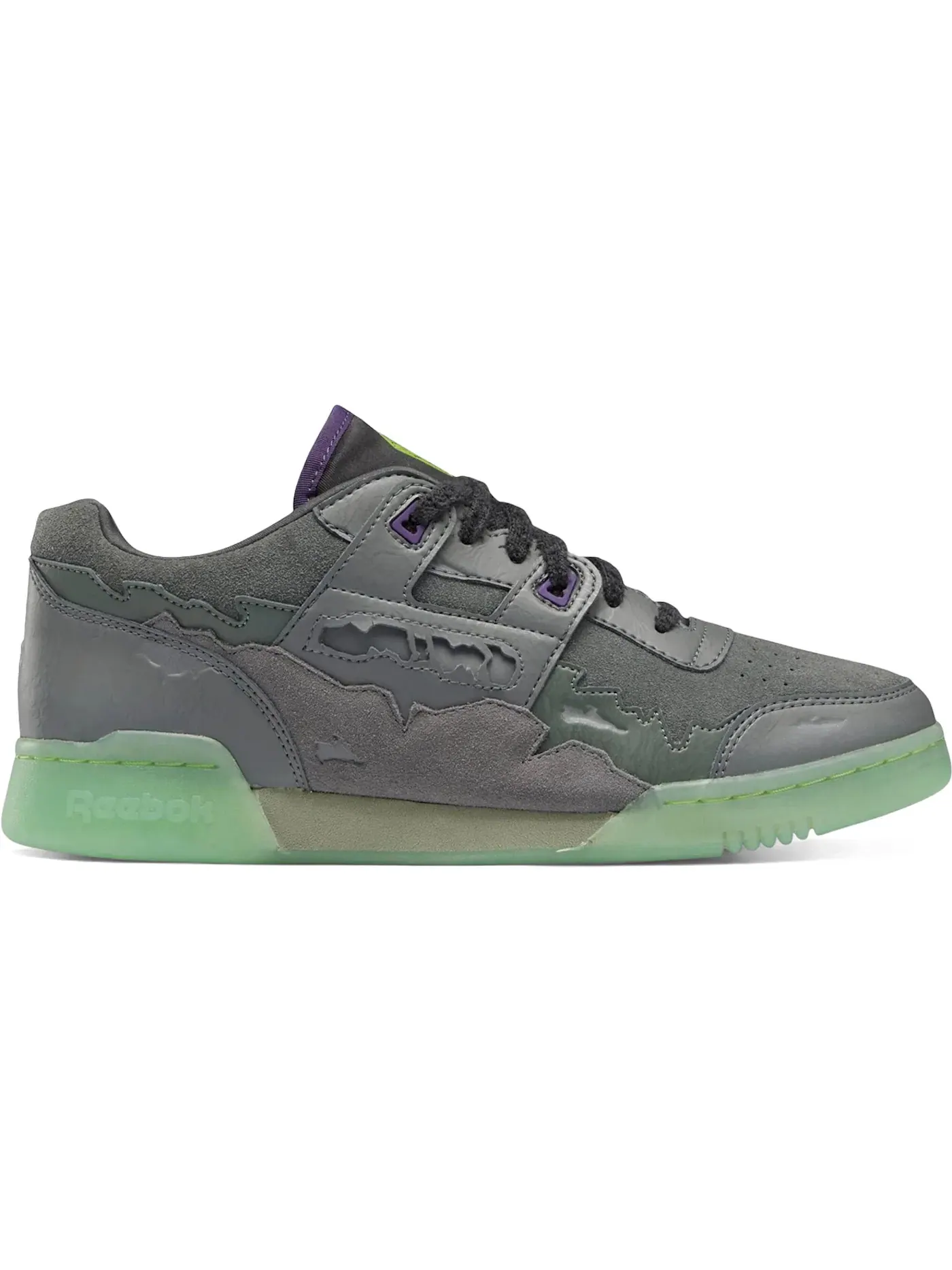 Кроссовки мужские Reebok Workout Plus DC Comics Lex Luthor — изображение 1 из 1, серый//зеленый