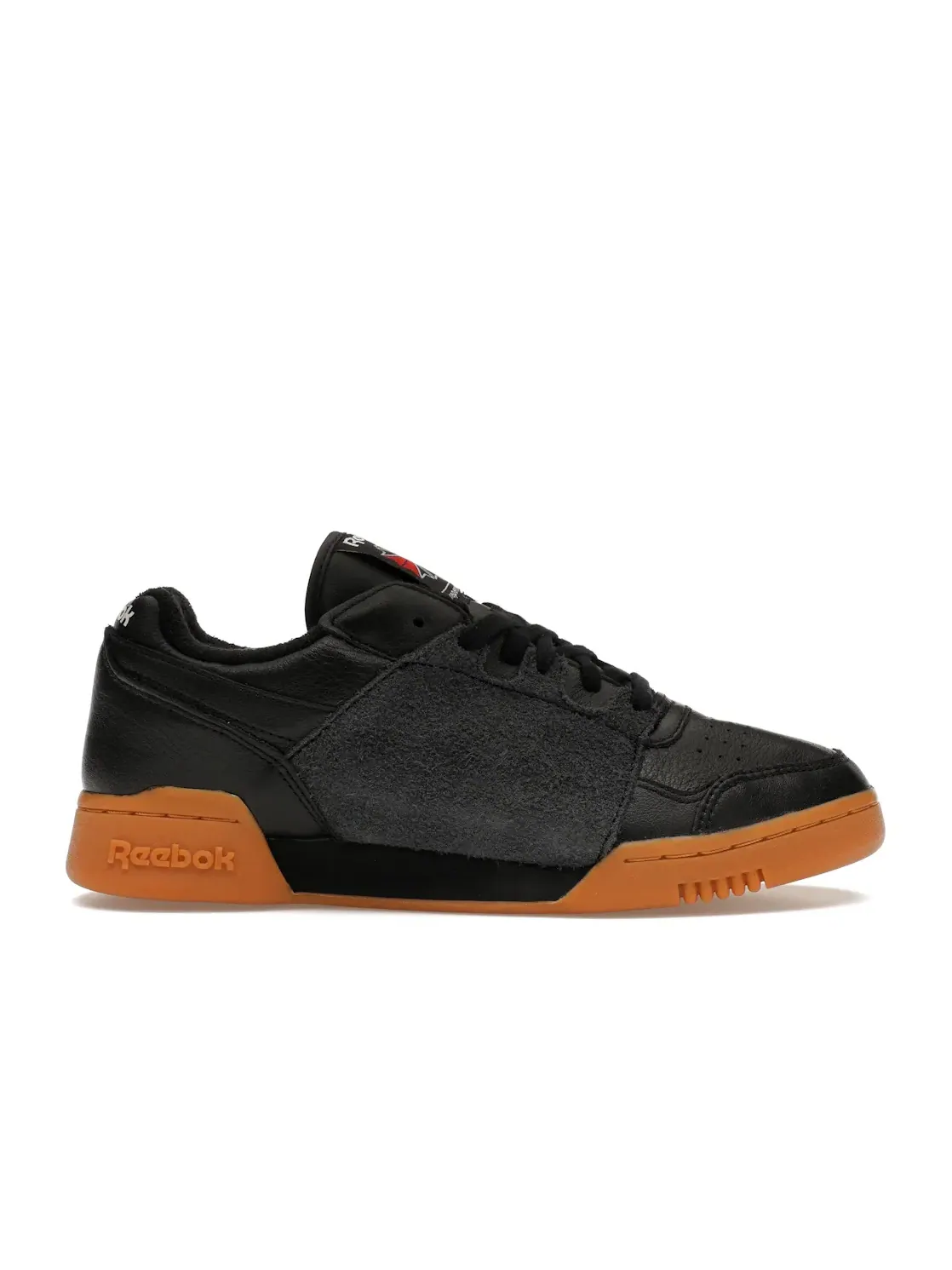 Кроссовки мужские Reebok Workout Plus, Lifestyle — изображение 1 из 4, черный/-красный