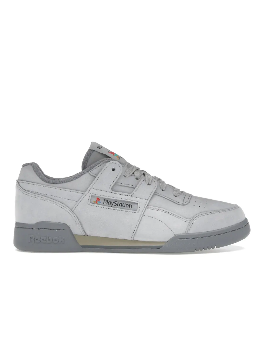 Кроссовки мужские Reebok Workout Plus PlayStation 30th Anniversary, Lifestyle — изображение 1 из 4, серый