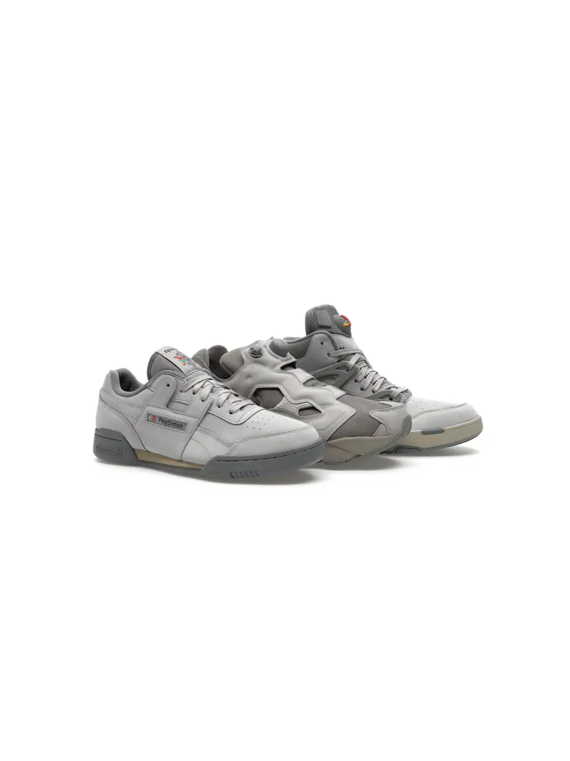 Набор кроссовок Reebok PlayStation 30th Anniversary Stacking Box — изображение 1 из 4, серый