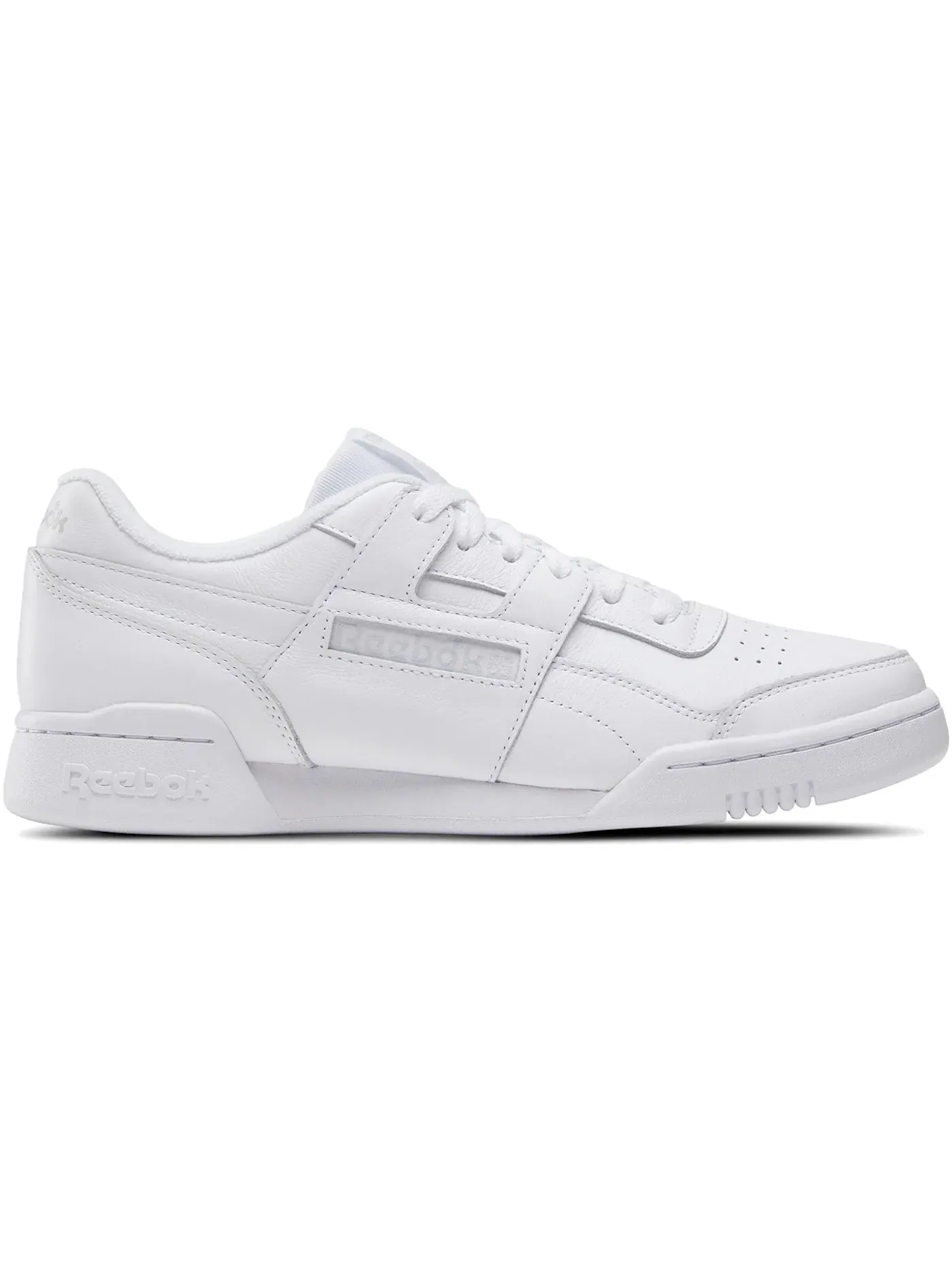 Кроссовки Reebok Workout Plus, повседневные — изображение 1 из 1, белый/белый/белый