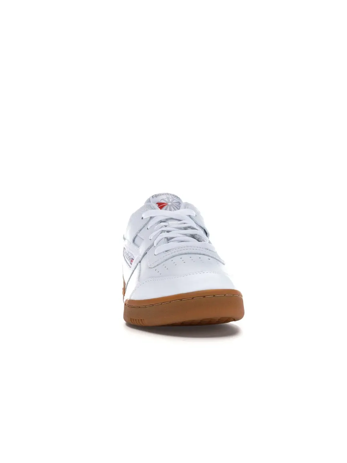 Кроссовки мужские Reebok Workout Plus, низкий силуэт — изображение 2 из 4, белый/-красный