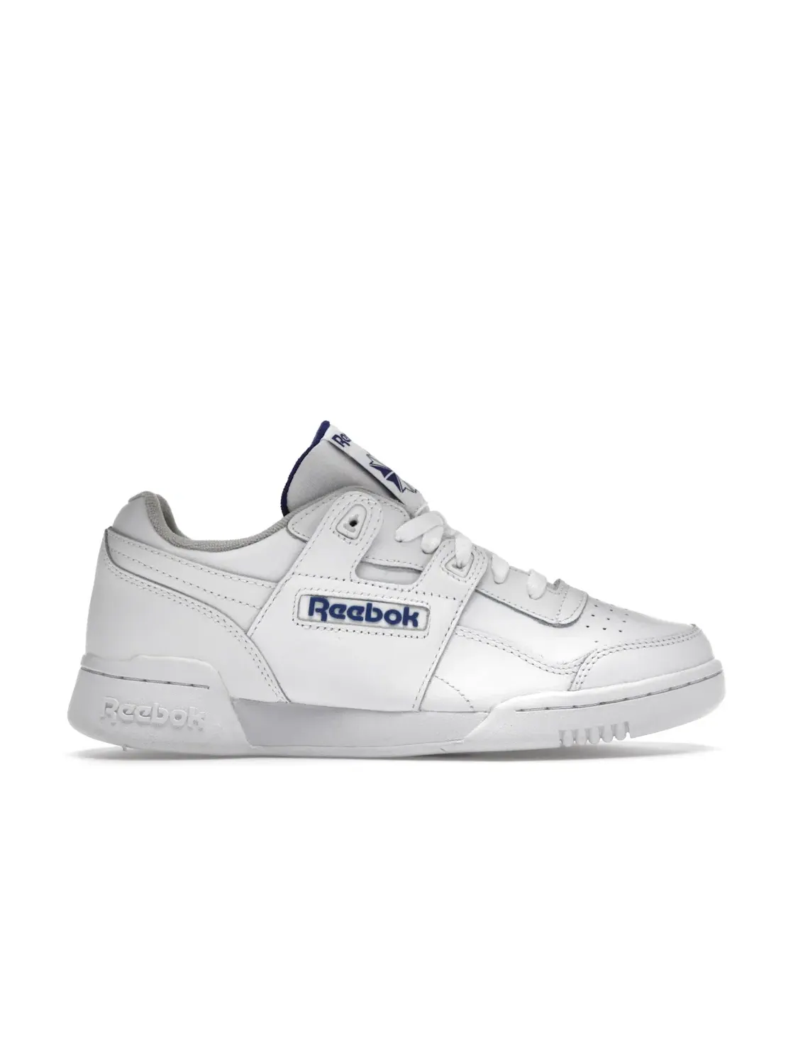 Кроссовки мужские Reebok Workout Plus Lifestyle, кожаные — изображение 1 из 4, белый