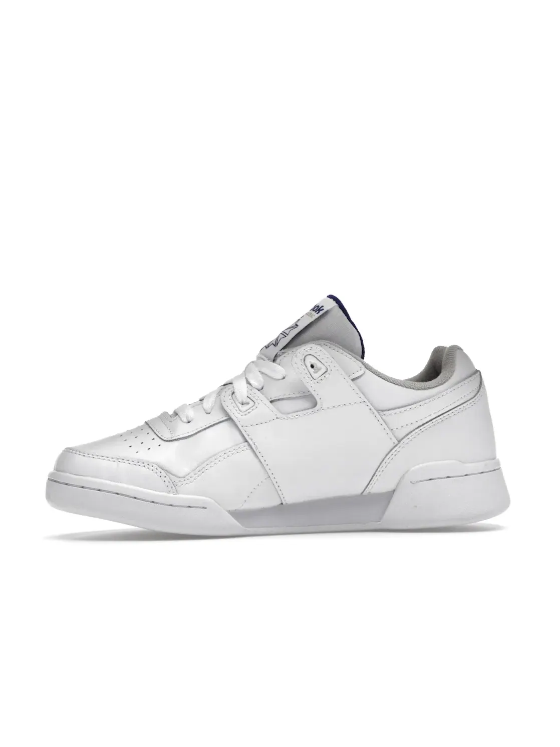 Кроссовки мужские Reebok Workout Plus Lifestyle, кожаные — изображение 3 из 4, белый