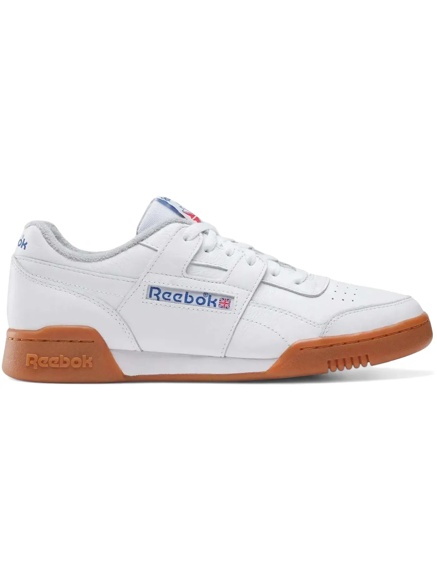 Кроссовки женские Reebok Workout Plus, Lifestyle — изображение 1 из 1, белый/синий/красный