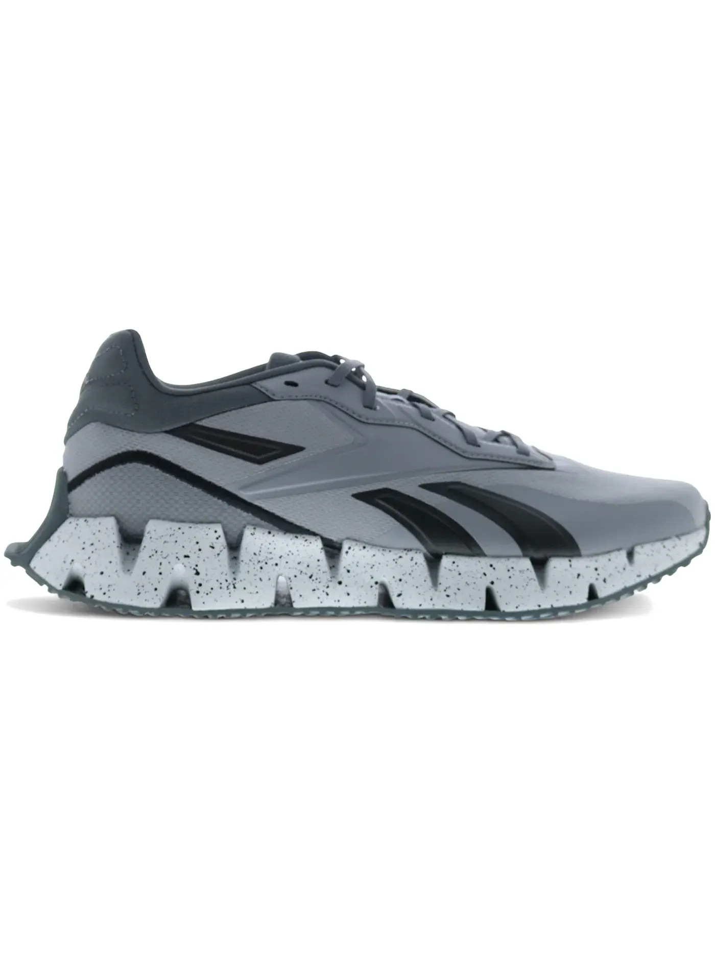 Кроссовки мужские Reebok Zig Dynamica 4 Lifestyle, с подошвой ZigTech — изображение 1 из 1, серый с черным