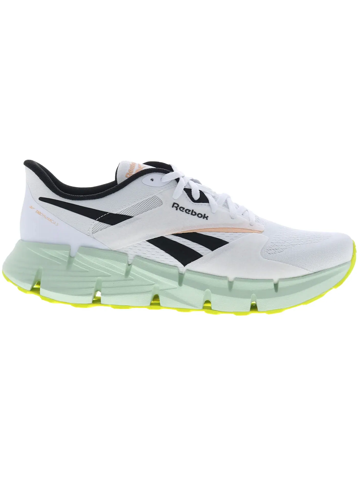 Кроссовки мужские Reebok Lifestyle Zig Dynamica 5, текстиль/синтетика — изображение 1 из 1, белый/голубой/черный