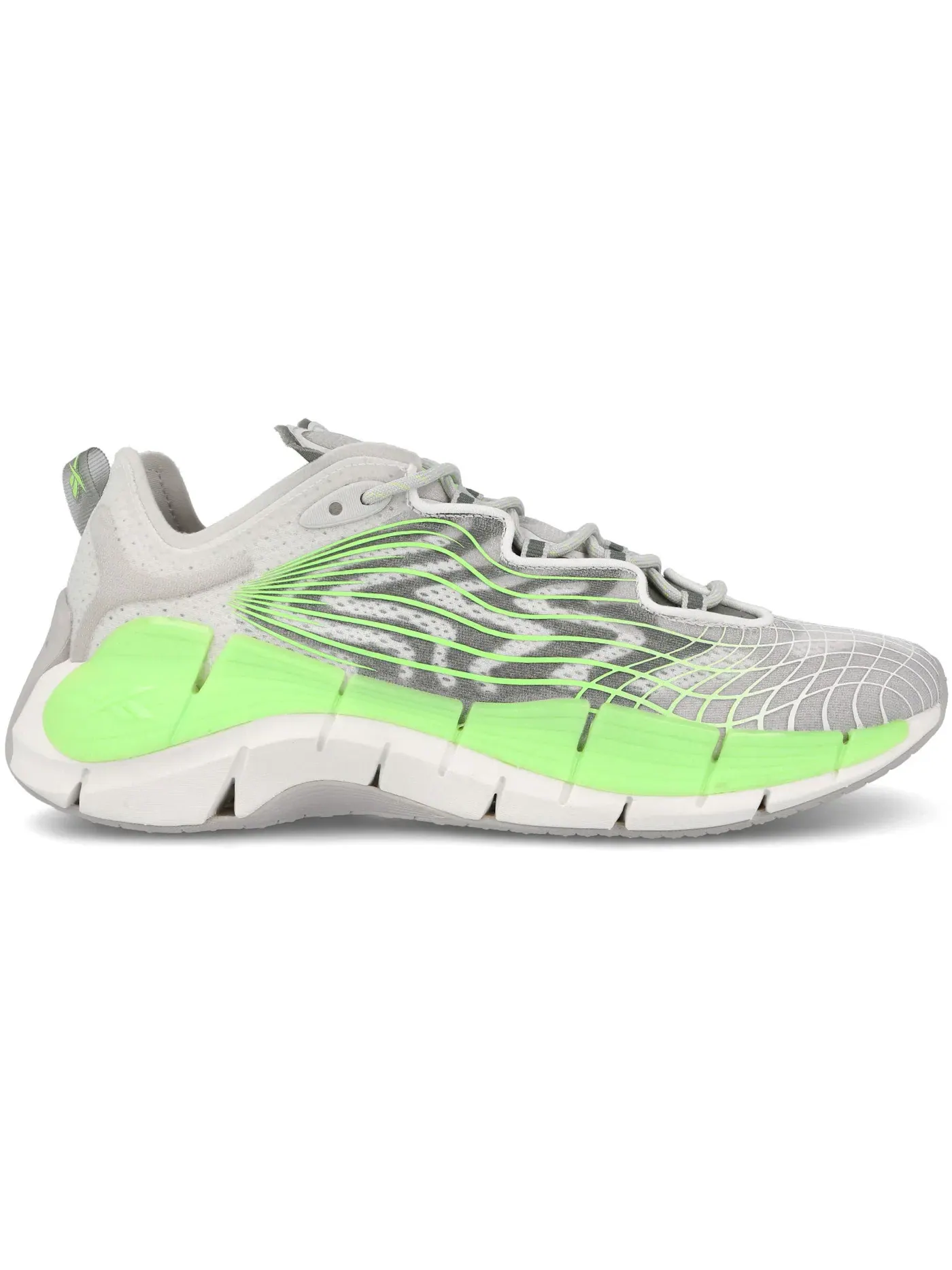 Кроссовки мужские Reebok Zig Kinetica 2, для активного отдыха — изображение 1 из 1, серый/неоновый/зеленый