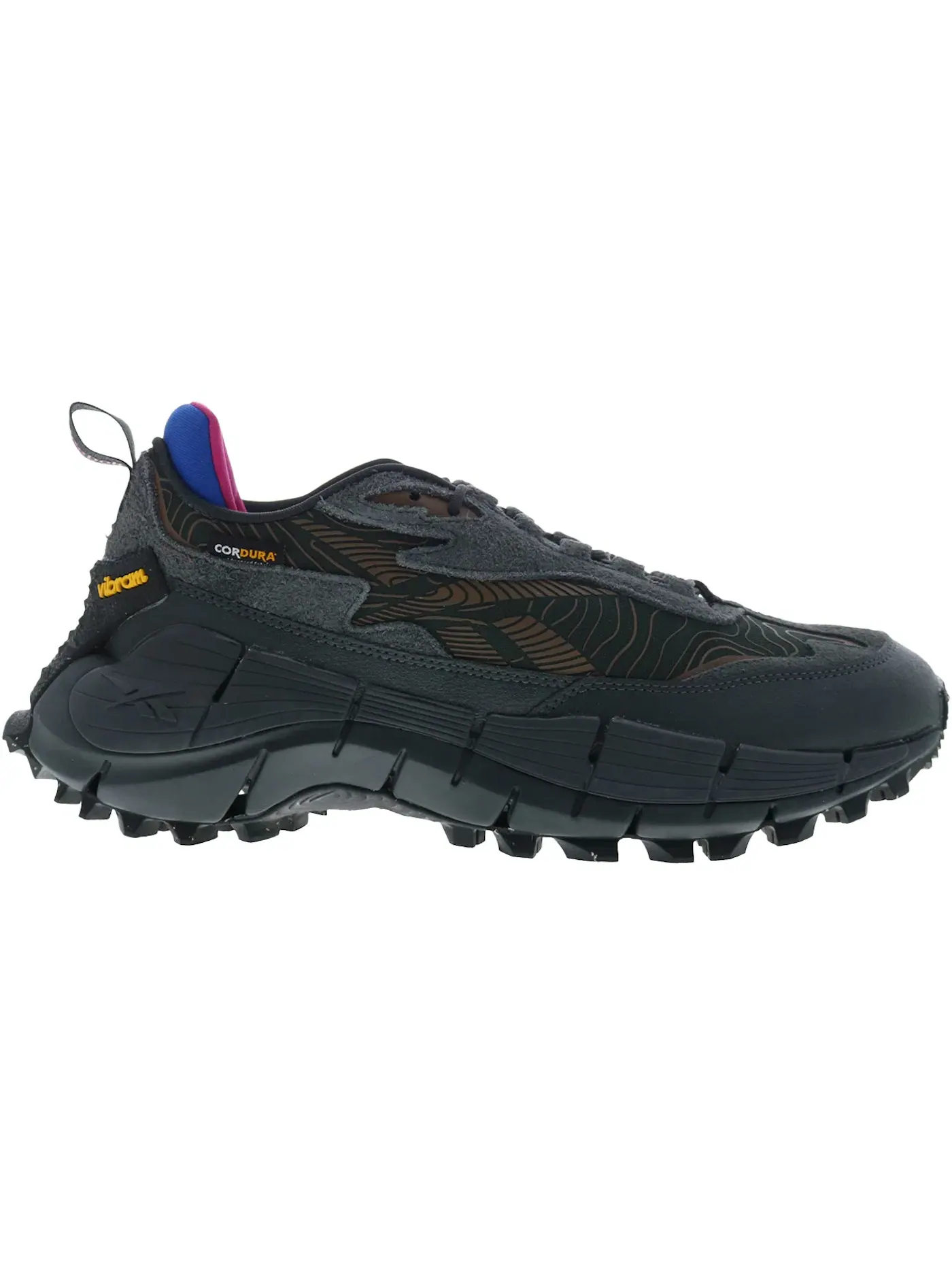 Мужские кроссовки Lifestyle Zig Kinetica 2.5 Edge Reebok — изображение 1 из 1, серый/коричневый/синий