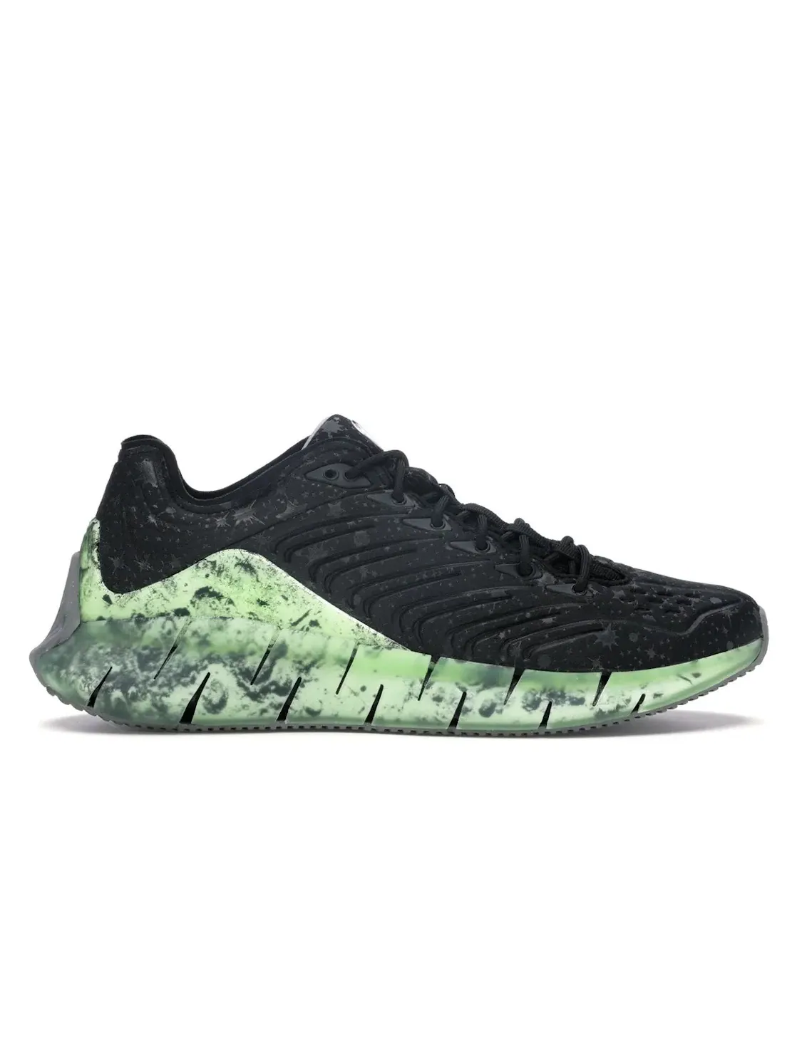 Кроссовки мужские Reebok Zig Kinetica BBC Ice Cream, Lifestyle — изображение 1 из 4, черный/зеленый