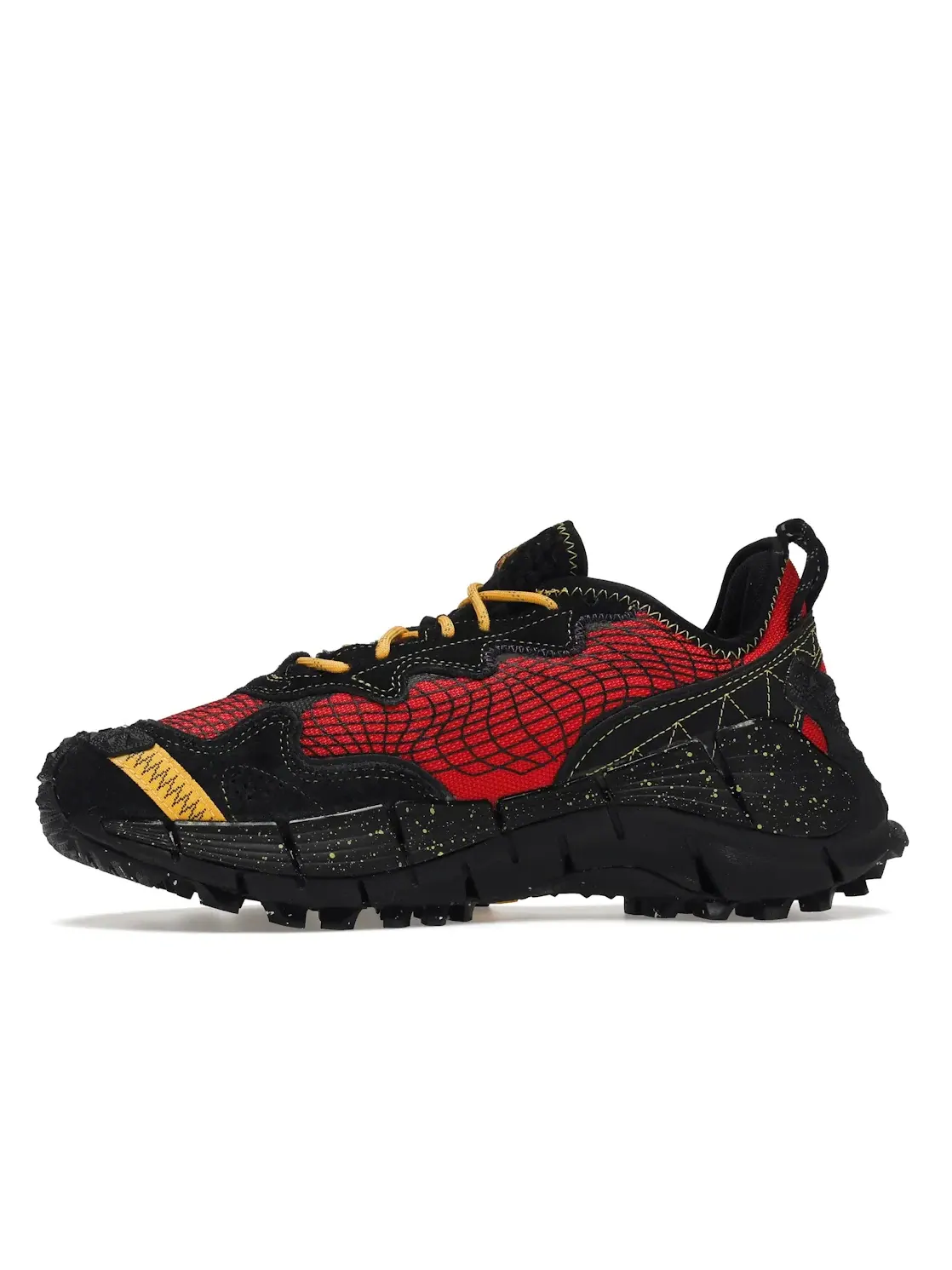 Кроссовки мужские Reebok Lifestyle Zig Kinetica II Edge — изображение 3 из 4, красный/черный/желтый