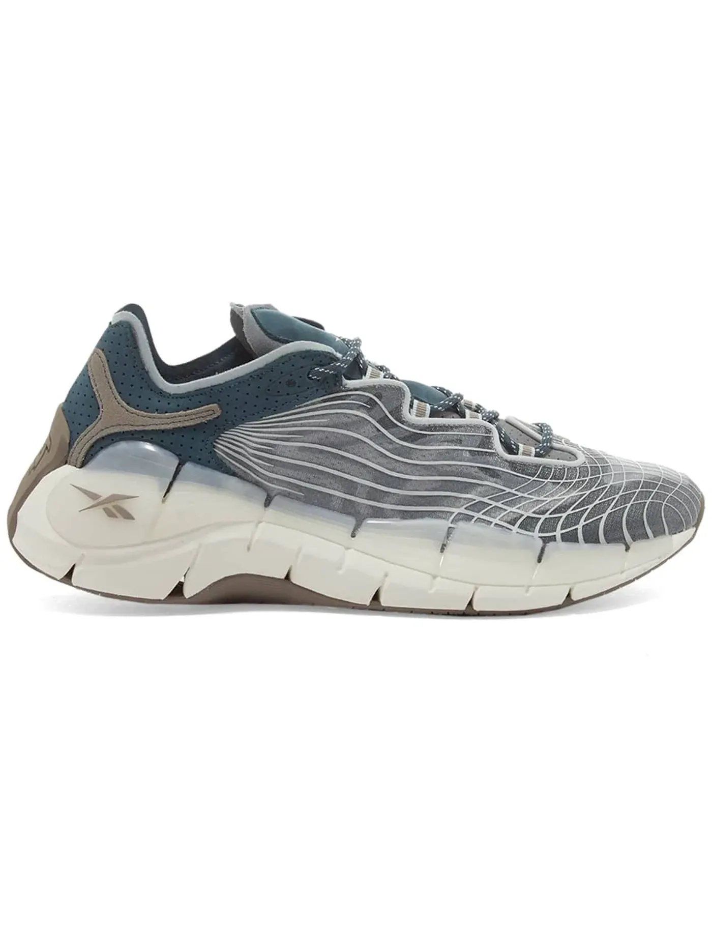 Кроссовки мужские Reebok Lifestyle Zig Kinetica II END. Jupiter — изображение 1 из 2, синий серый