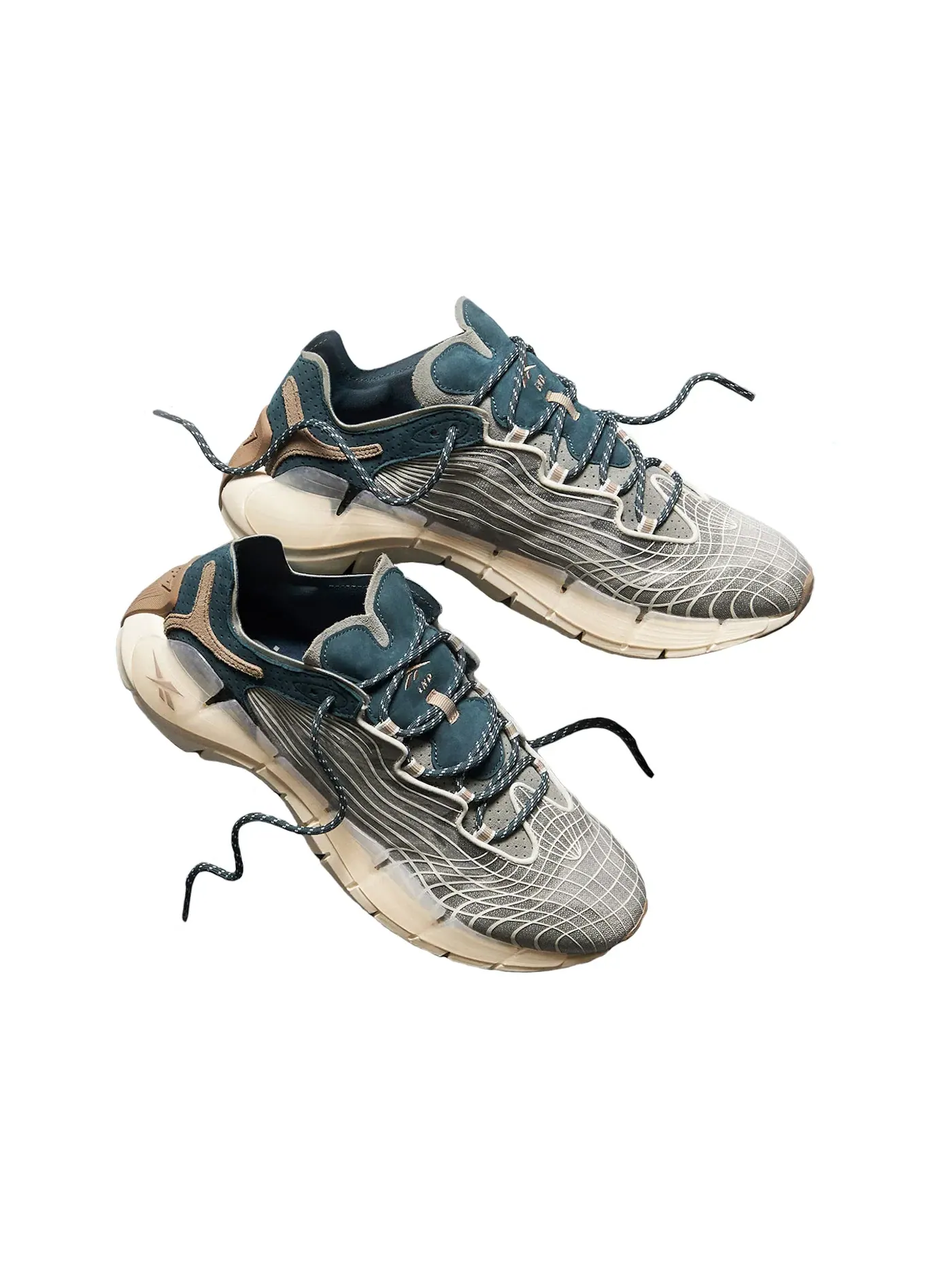 Кроссовки мужские Reebok Lifestyle Zig Kinetica II END. Jupiter — изображение 2 из 2, синий серый