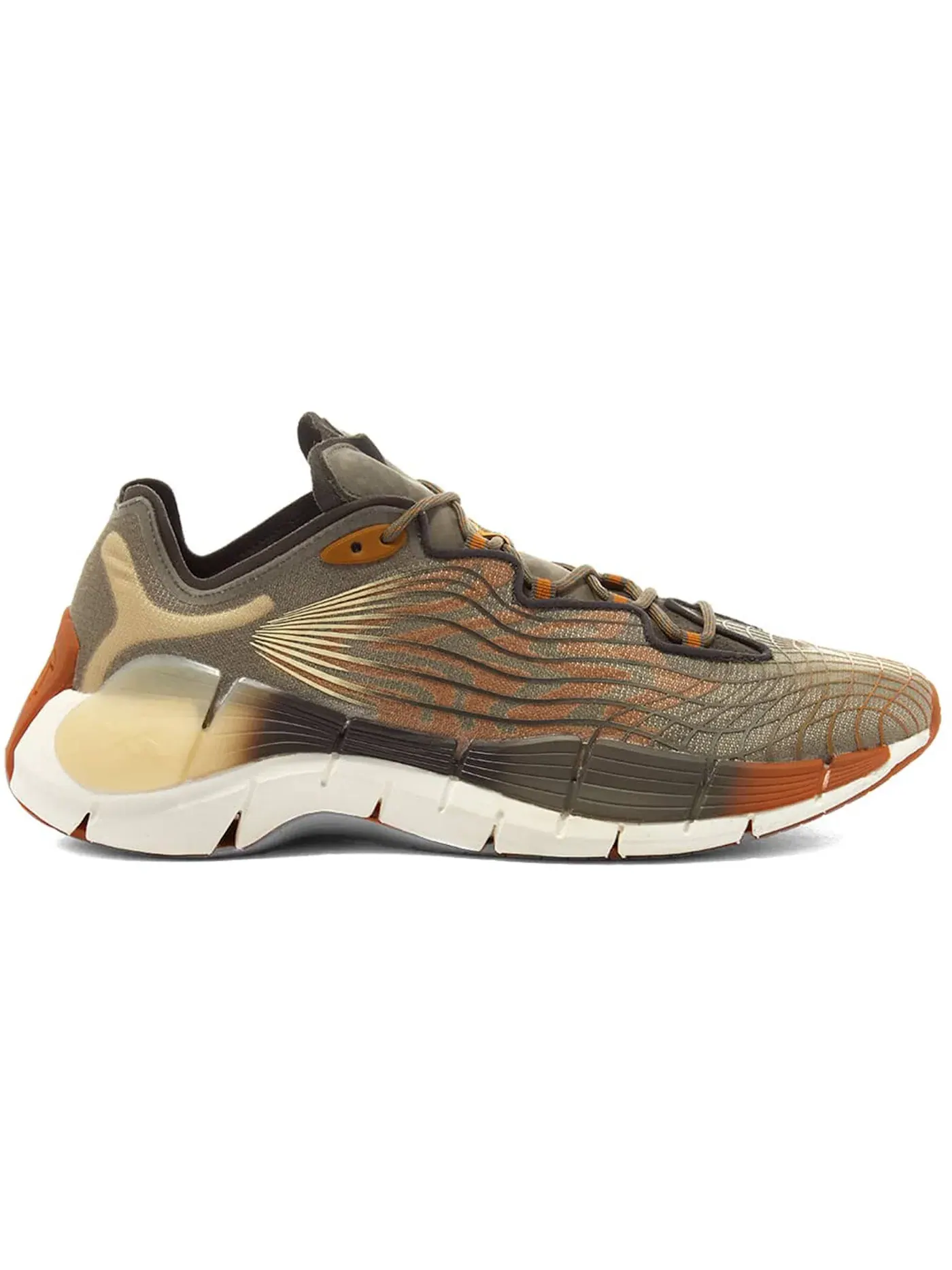 Кроссовки мужские Reebok Zig Kinetica II, Lifestyle, Stone/Rich Ochre/Chalk — изображение 1 из 2