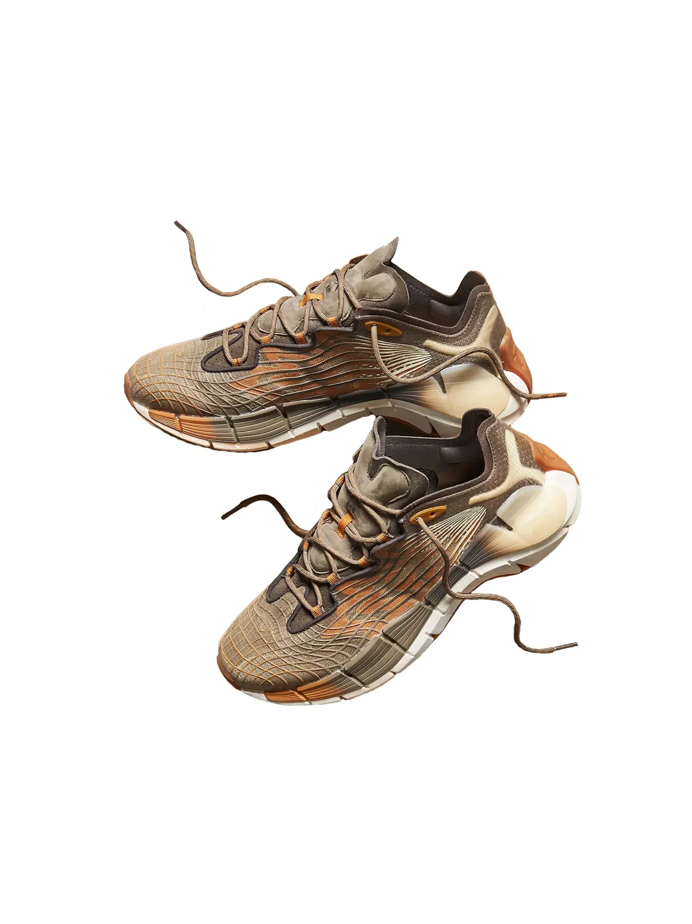 Кроссовки мужские Reebok Zig Kinetica II, Lifestyle, Stone/Rich Ochre/Chalk — изображение 2 из 2