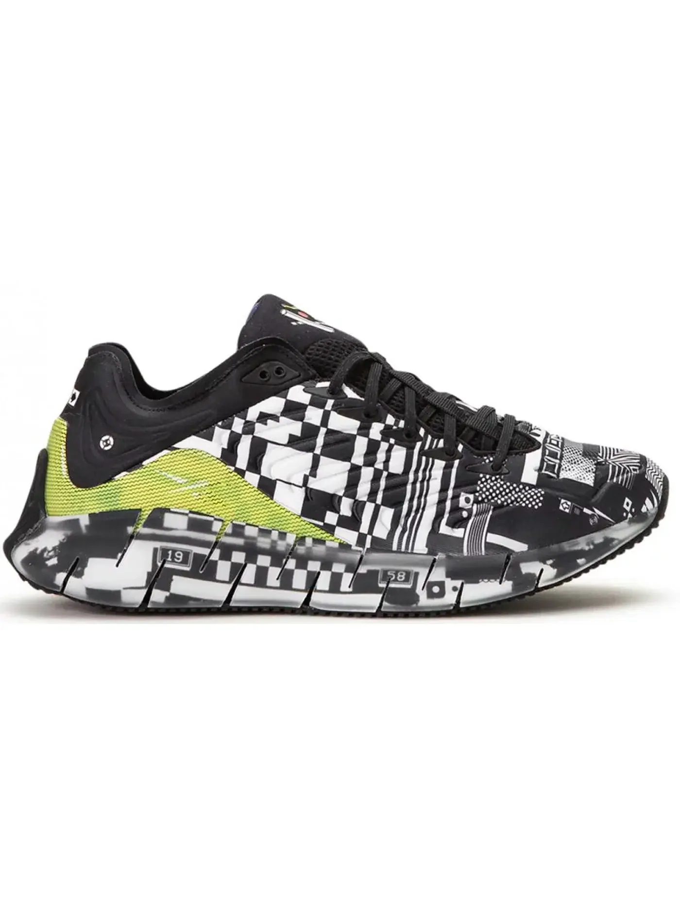 Кроссовки мужские Reebok Lifestyle Zig Kinetica Kenzo Minami — изображение 1 из 1, белый/черный-красный