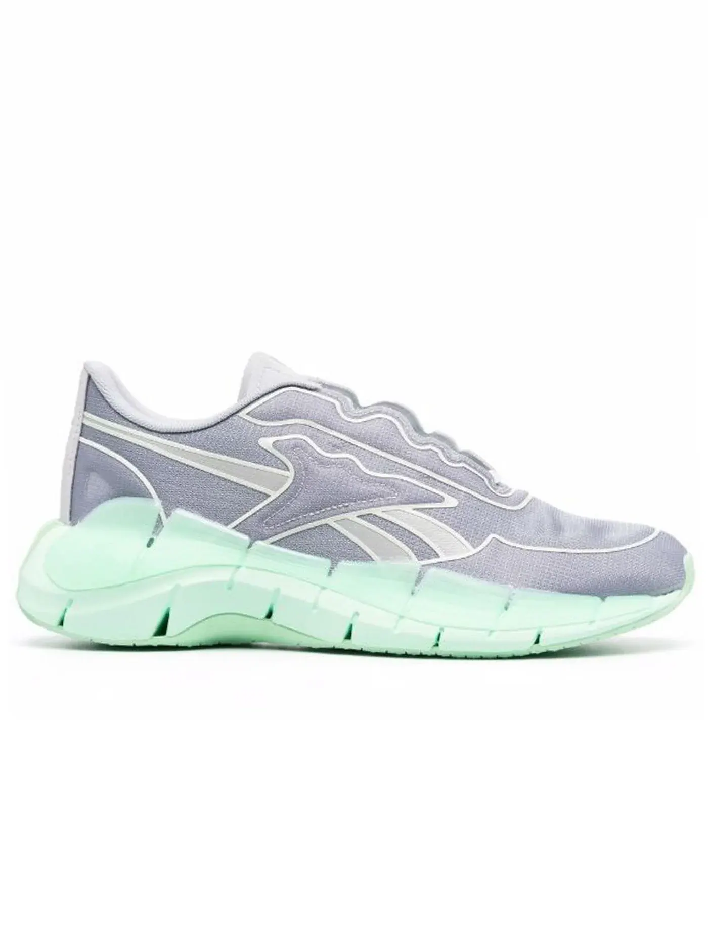 Кроссовки мужские Zig Kinetica Reebok — изображение 1 из 1, серый//зеленый