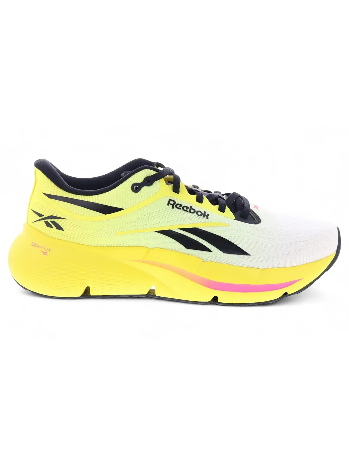 Кроссовки мужские для бега Reebok Zignition, поддержка и комфорт — изображение 1 из 1, черный/желтый