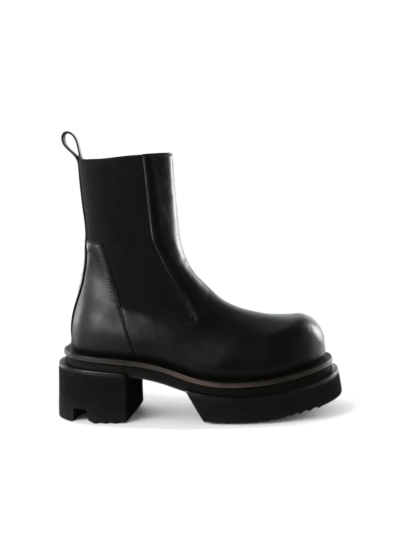 Женские ботинки с высоким голенищем Rick Owens Beatle Bogun Boot — изображение 1 из 1, черный