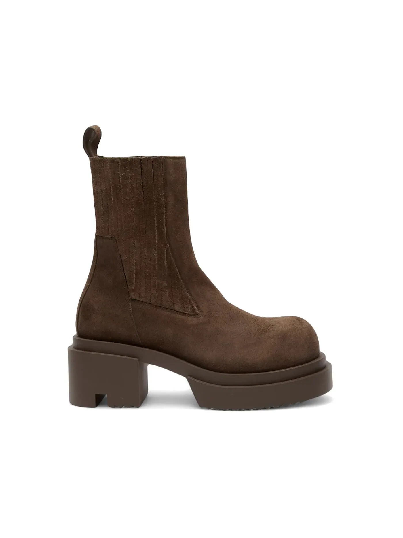 Женские ботинки с завышенным голенищем Rick Owens Beatle Bogun Boot, Dark Dust — изображение 1 из 1