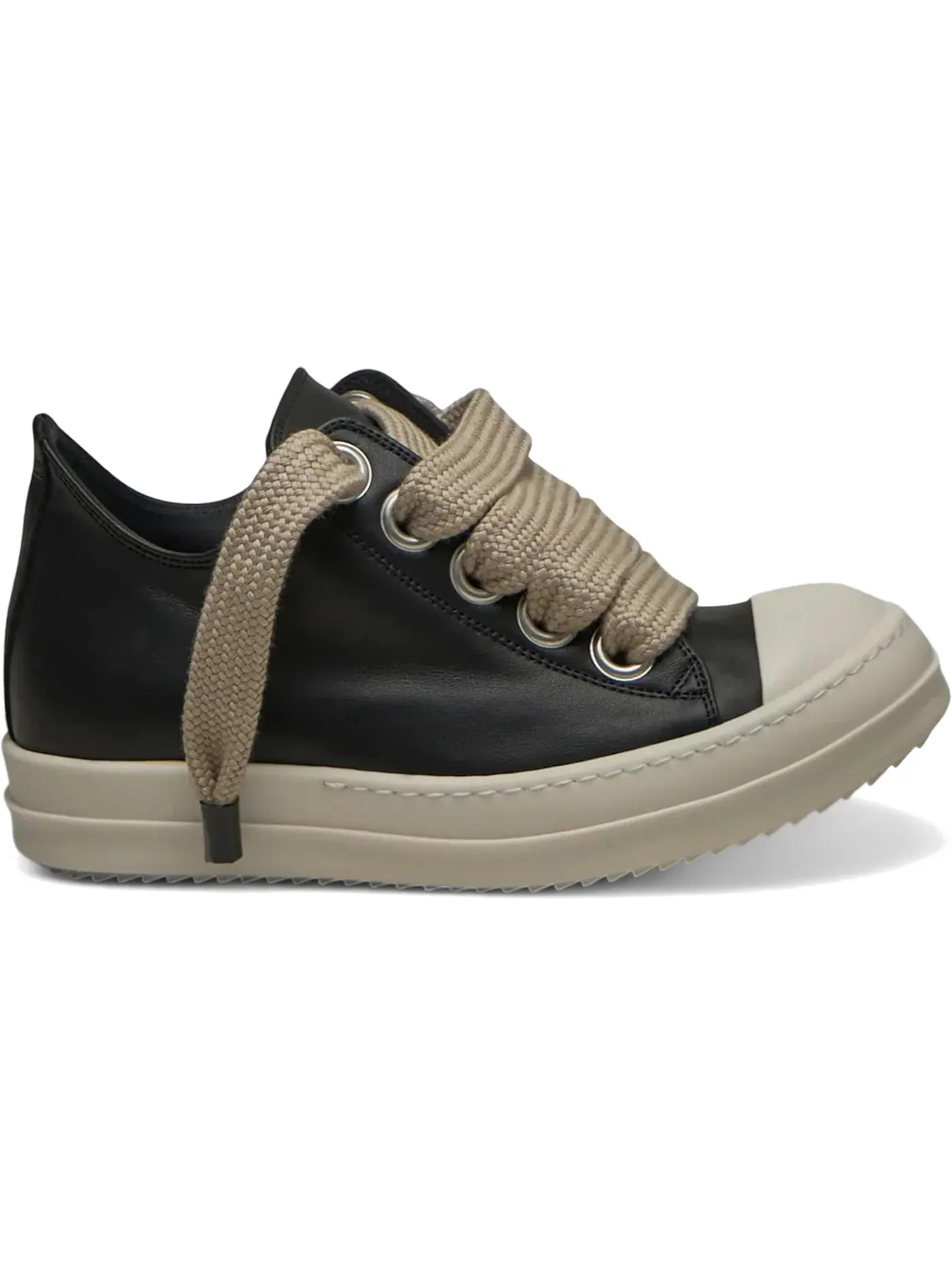 Женские кроссовки на шнуровке Rick Owens Concordians Jumbo Laced Low — изображение 1 из 1, черный