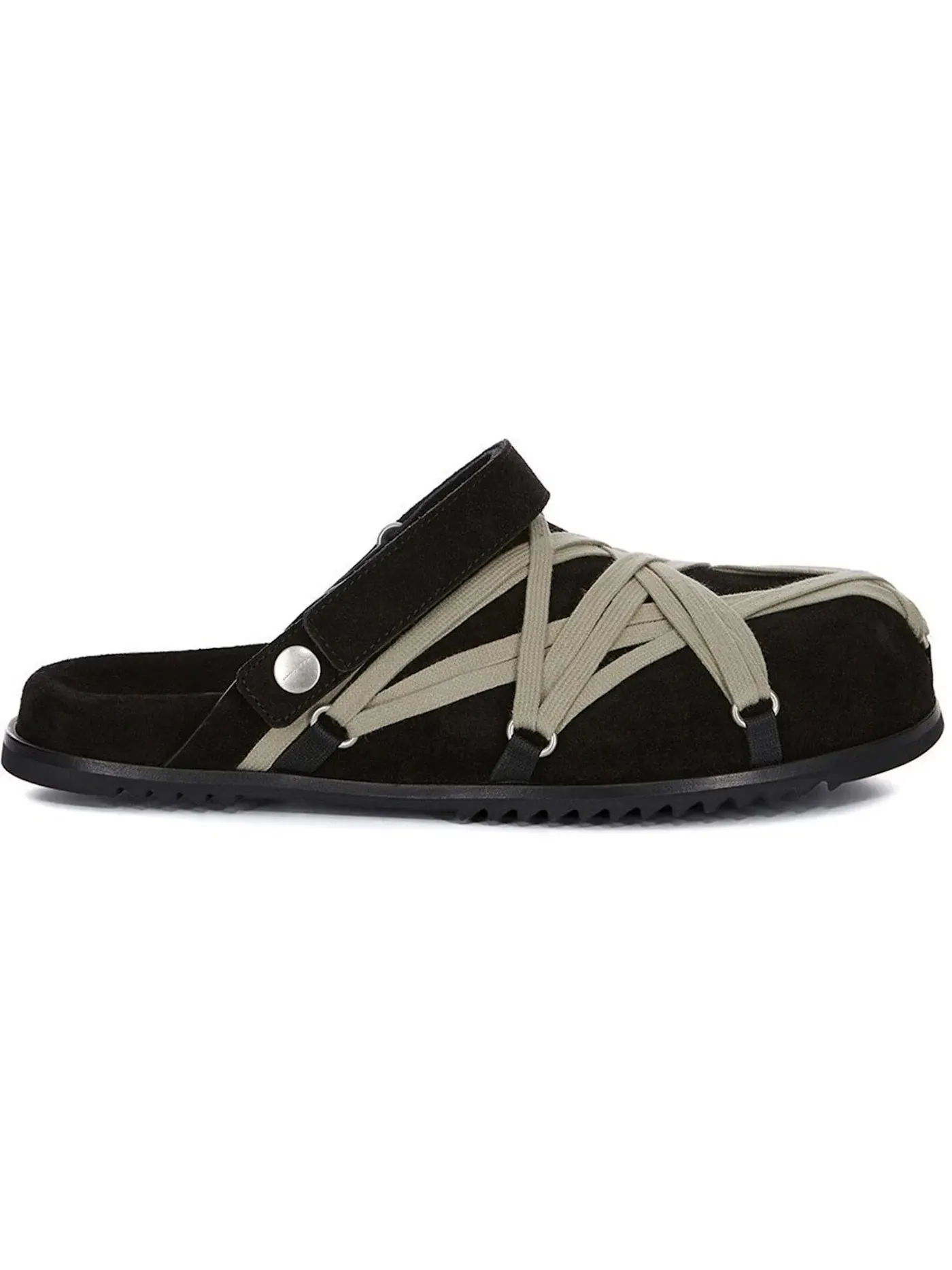 Мужские мюли Megalace Suede Leather Mule Granola Rick Owens