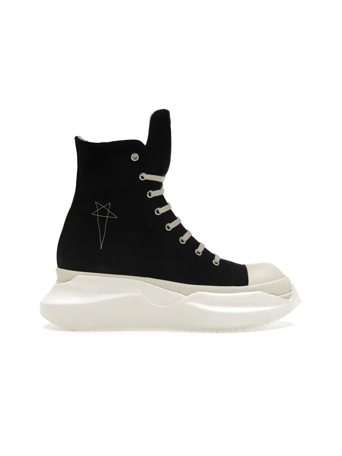 Мужские кроссовки с принтом Rick Owens DRKSHDW Abstract High Top Rick Owens — изображение 1 из 4, черный