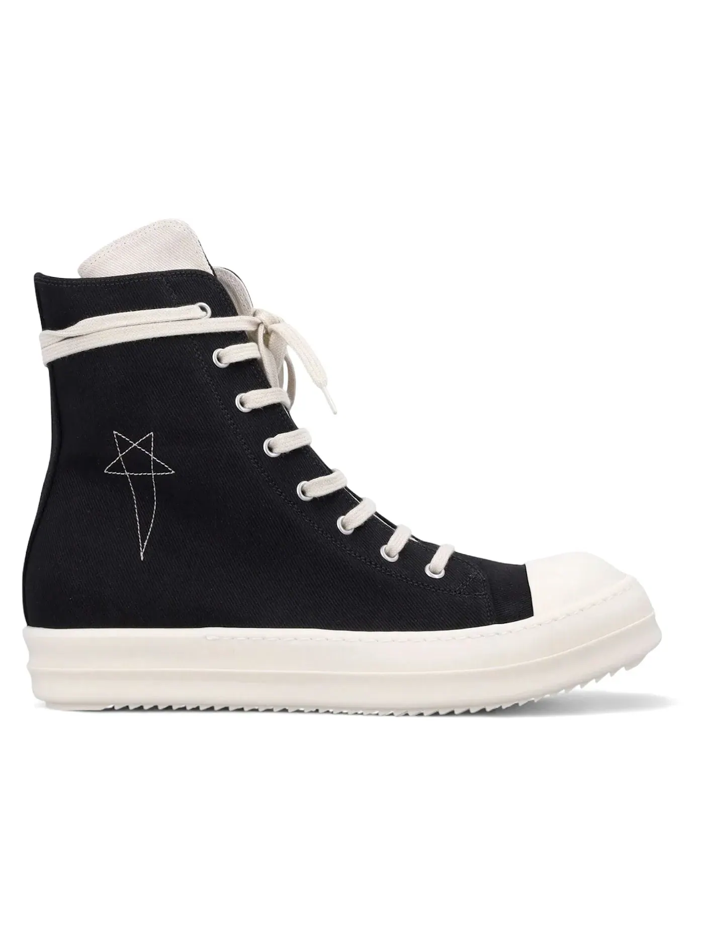 Мужские кеды из парусины с мыском Penta Rick Owens DRKSHDW — изображение 1 из 1, черный