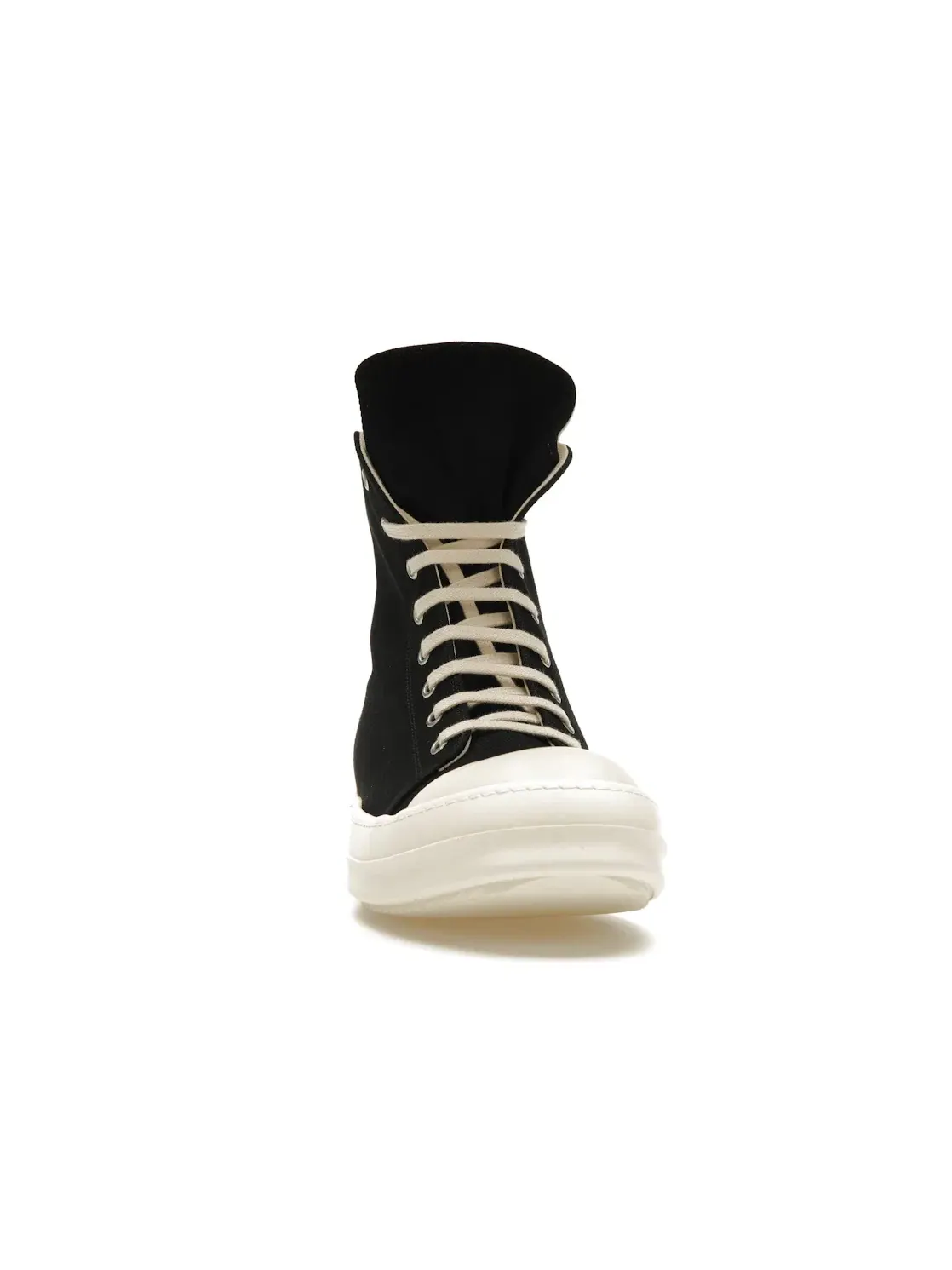 Мужские кроссовки высокие с джинсовым верхом Rick Owens DRKSHDW High Top — изображение 2 из 4, черный