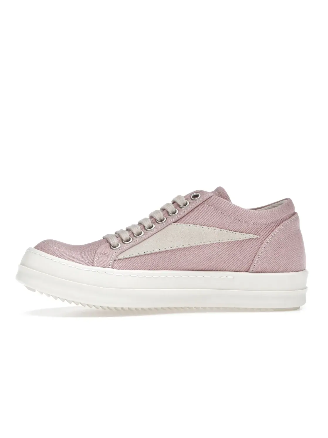 Мужские кроссовки винтажные Rick Owens DRKSHDW EDFU Vintage Sneakers, Faded Pnk Pearl Milk — изображение 3 из 4