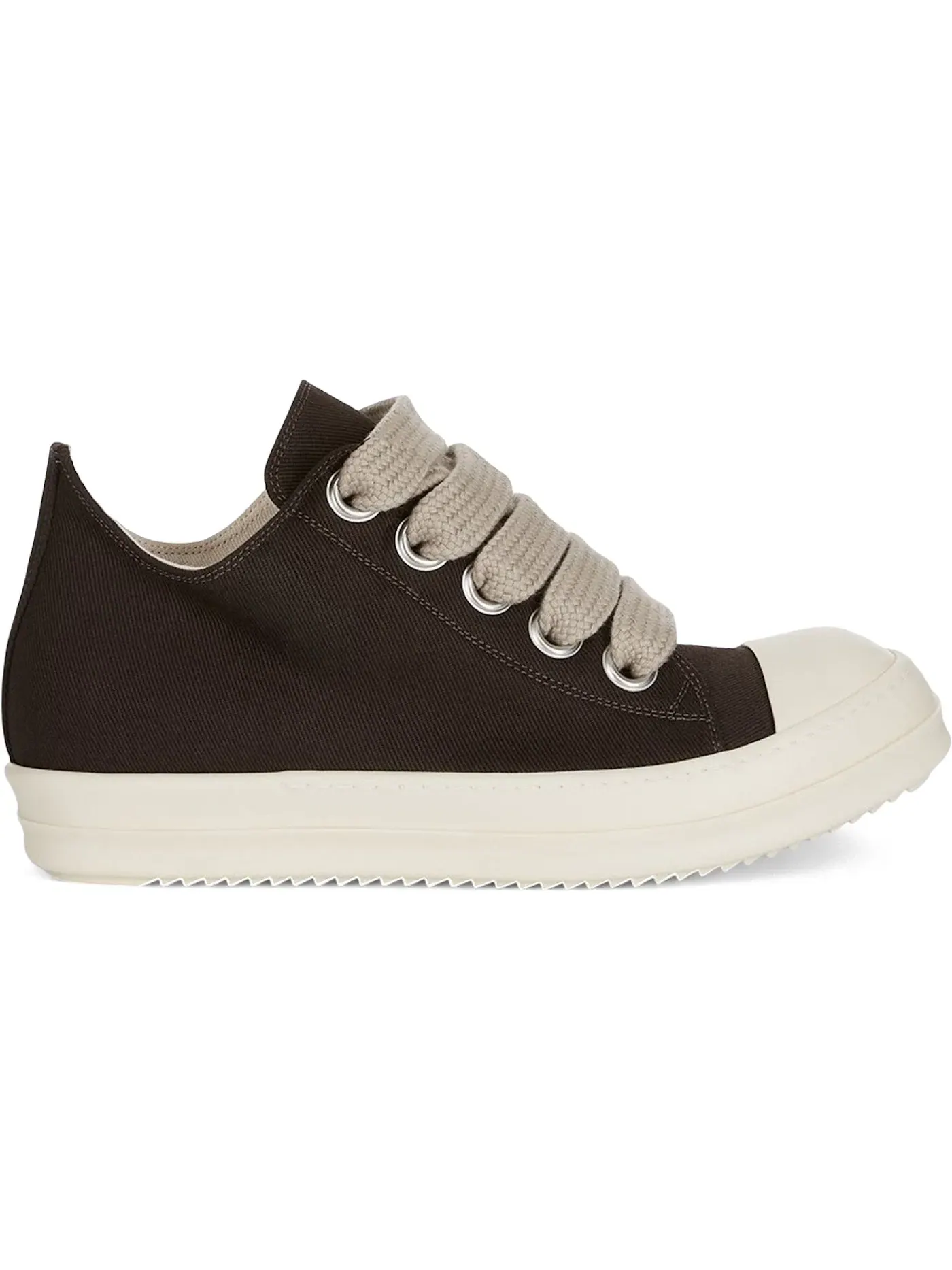 Мужские кроссовки с перфорацией Rick Owens DRKSHDW Jumbo Lace Low Rick Owens, Dark Dust/Milk/Milk — изображение 1 из 1