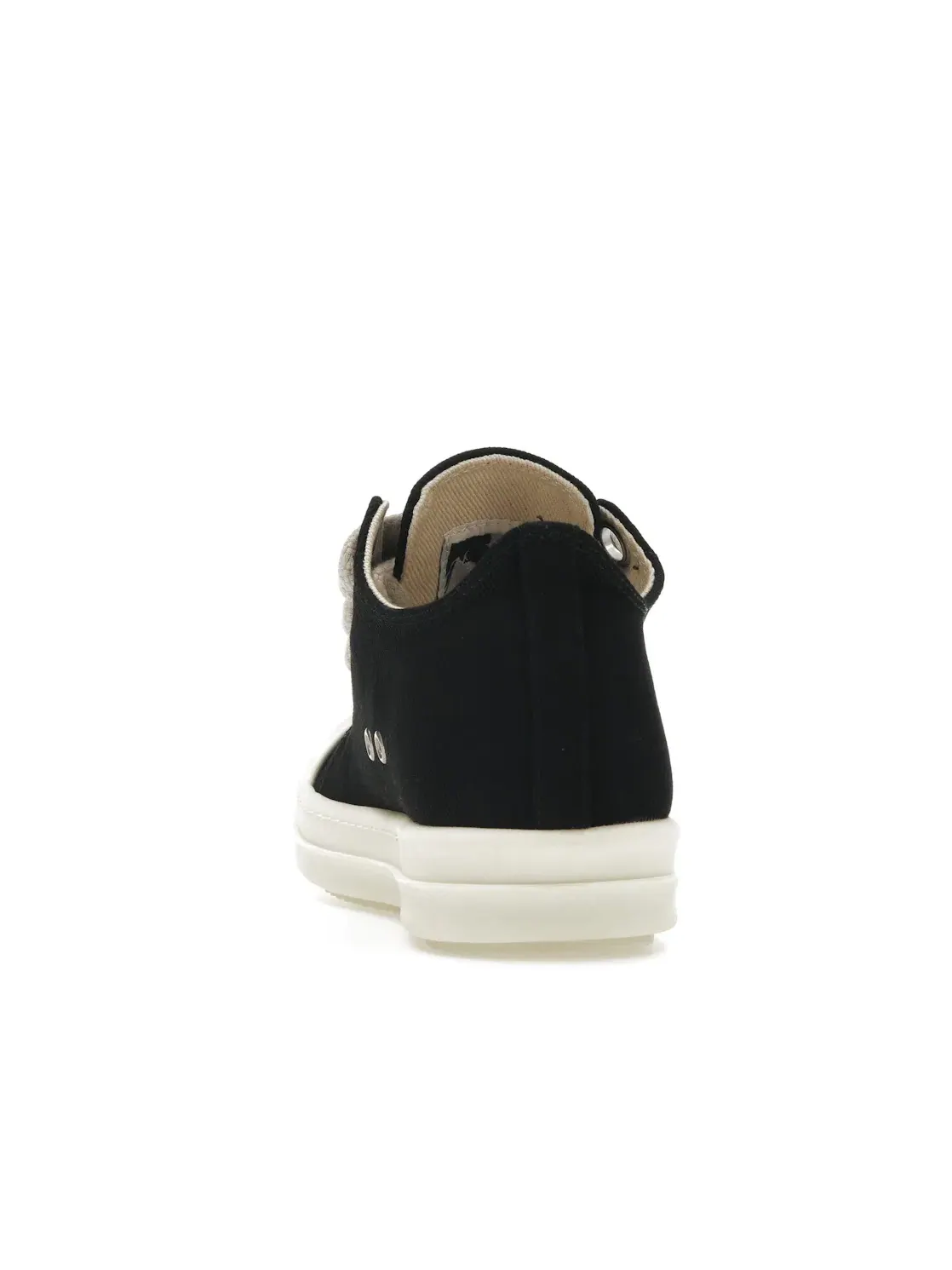 Женские кеды с увеличенной шнуровкой Rick Owens DRKSHDW Jumbo Lace Low — изображение 4 из 4, черный/кремовый белый