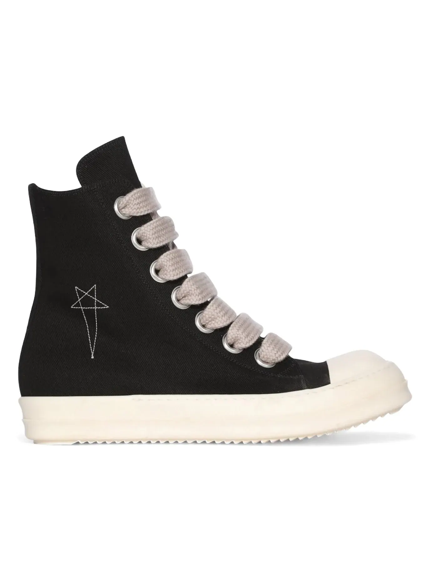 Мужские кроссовки на шнуровке Jumbo Laced High Rick Owens — изображение 1 из 1, черный