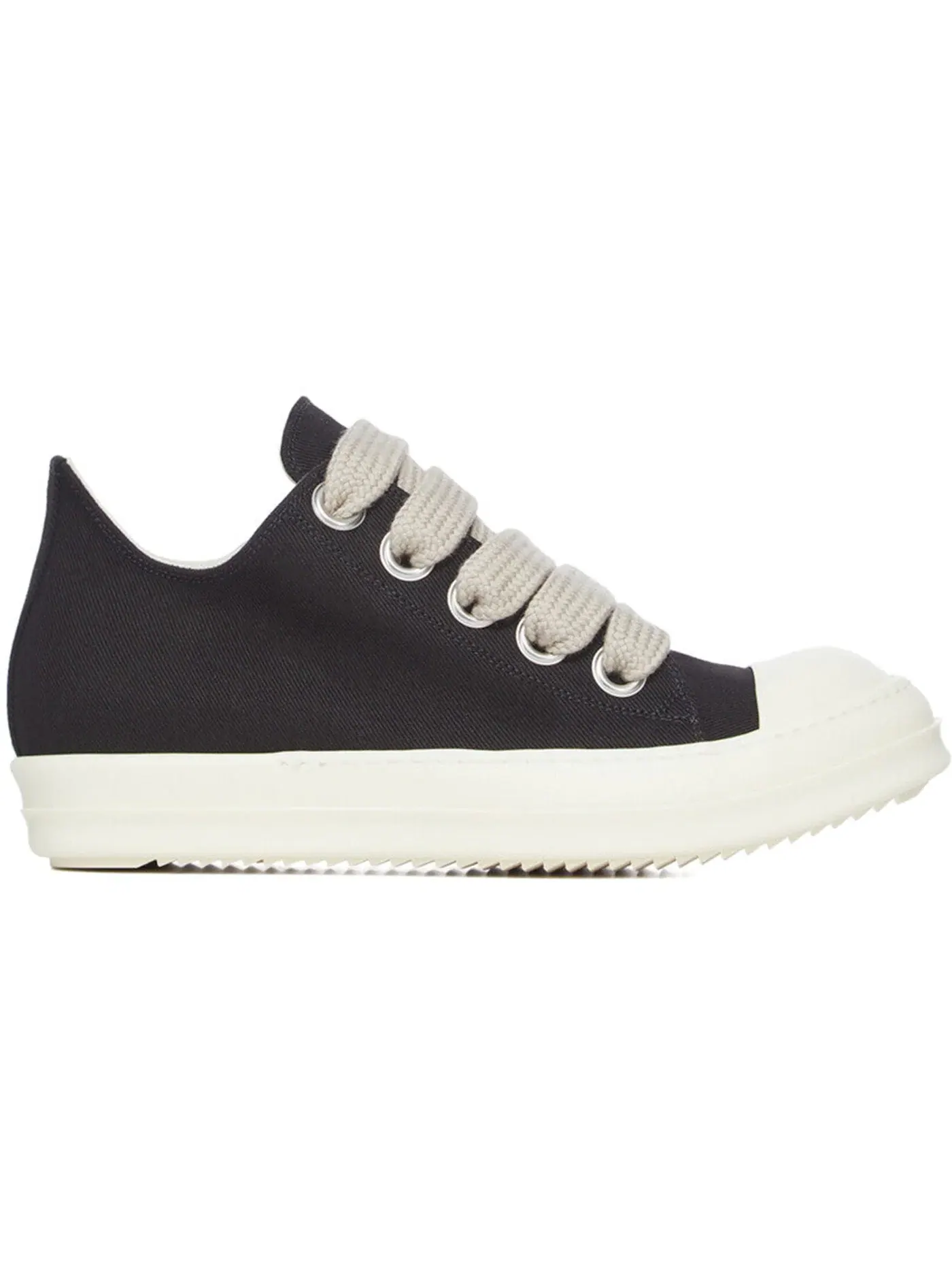 Мужские кеды с удлиненной шнуровкой Rick Owens DRKSHDW Jumbolace Low Sneaks — изображение 1 из 1, черный