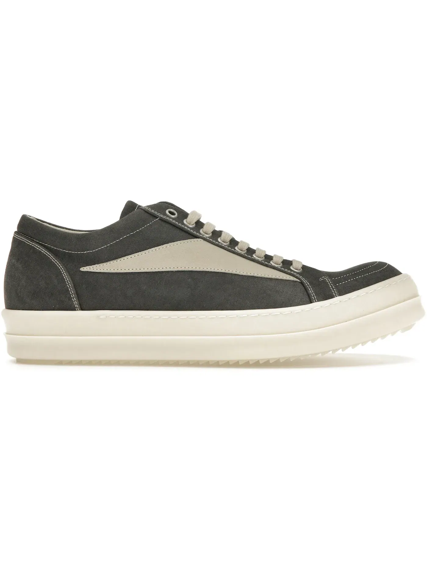 Мужские кроссовки с винтажным эффектом Rick Owens DRKSHDW Lido Vintage, Dark Dusk/Milk/Milk — изображение 1 из 1
