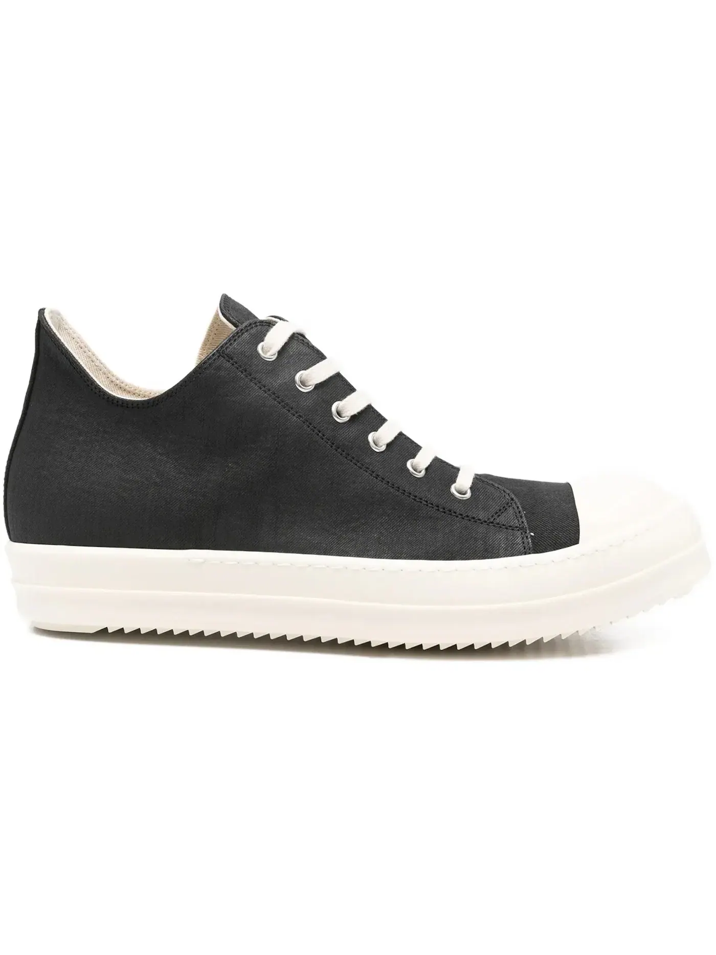 Мужские кроссовки с джинсовым верхом Rick Owens DRKSHDW Low Sneaks — изображение 1 из 1, черный