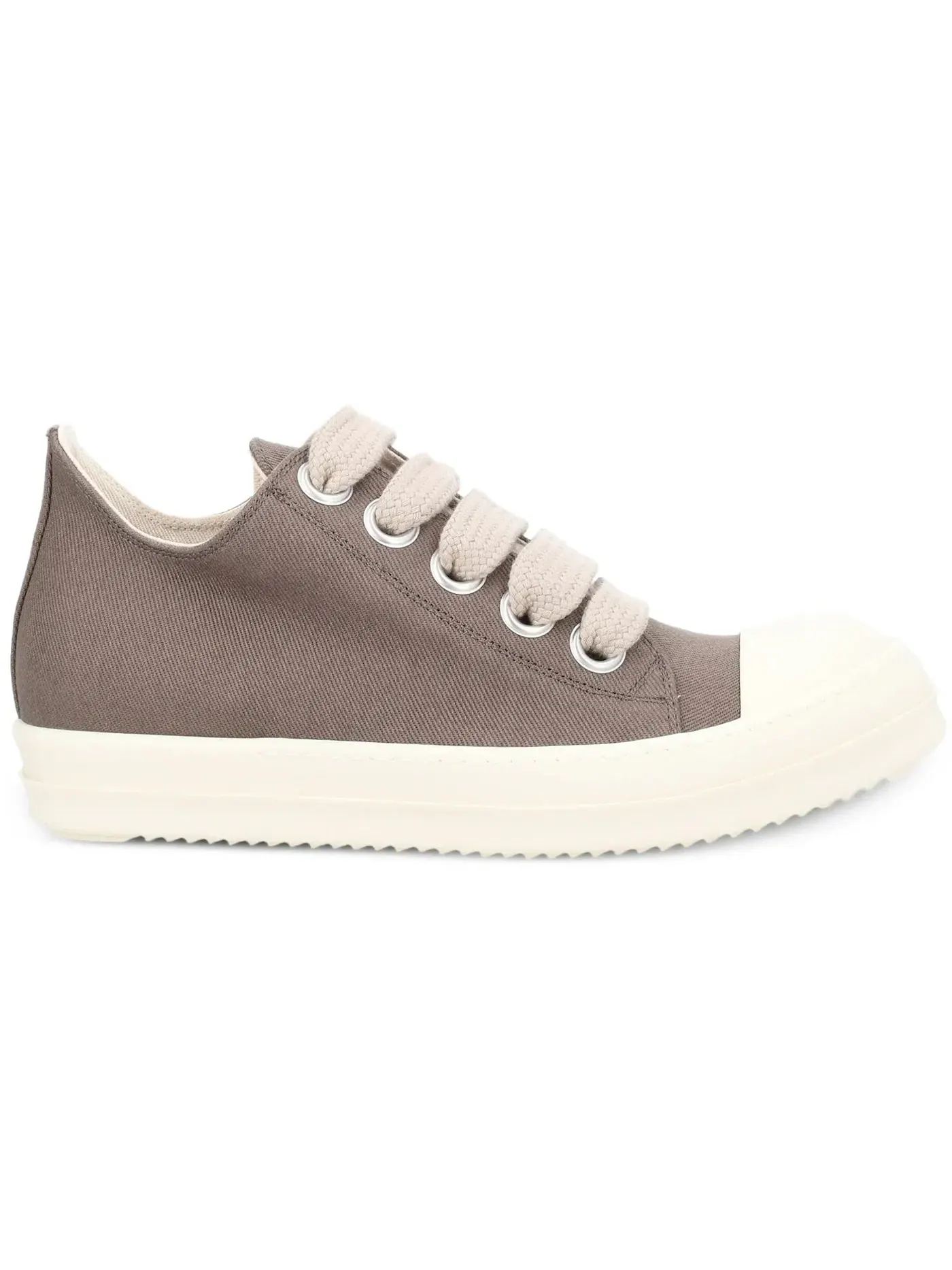 Мужские кроссовки на шнуровке Rick Owens DRKSHDW Low Sneaks, Dust/Milk — изображение 1 из 1