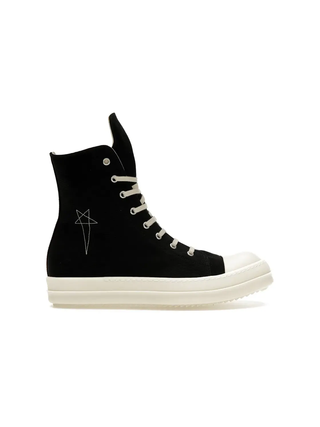 Мужские кроссовки высокие с принтом Rick Owens DRKSHDW Luxor High — изображение 1 из 4, черный