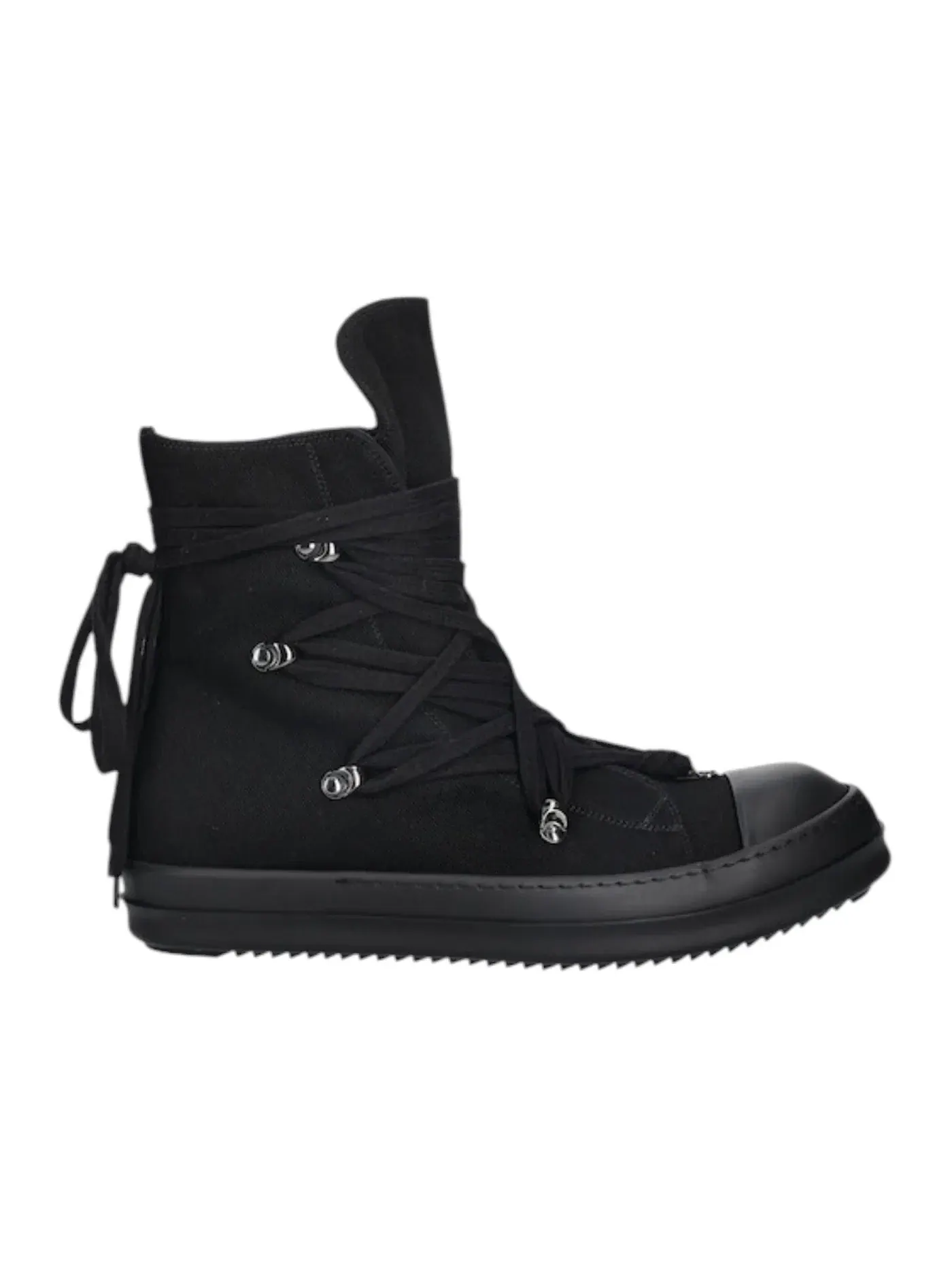 Мужские кроссовки с шнуровкой Rick Owens DRKSHDW Megalace Sneaks — изображение 1 из 1, черный/черный