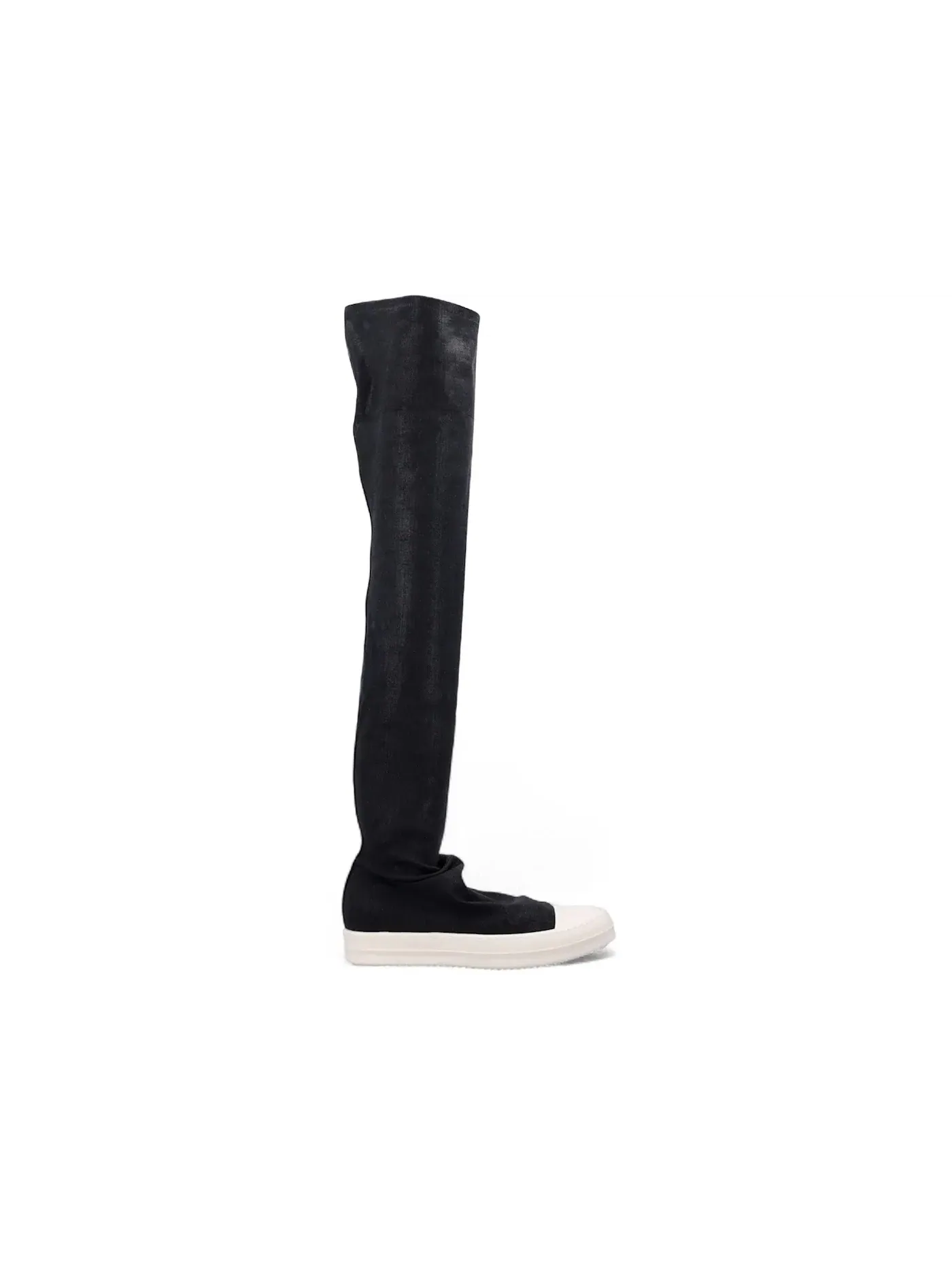Женские кроссовки с длинным голенищем Rick Owens DRKSHDW Over-The-Knee Sneaks — изображение 1 из 1, черный