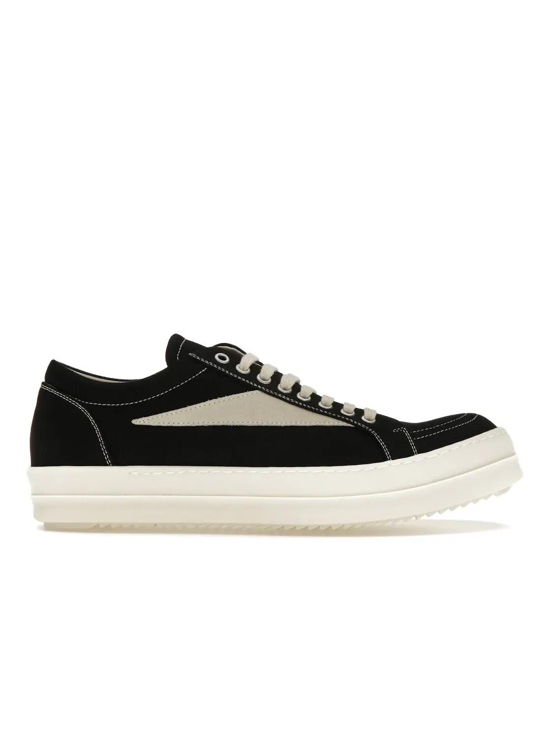 Мужские кроссовки с длинным язычком Rick Owens DRKSHDW Vintage Low — изображение 1 из 4, черный