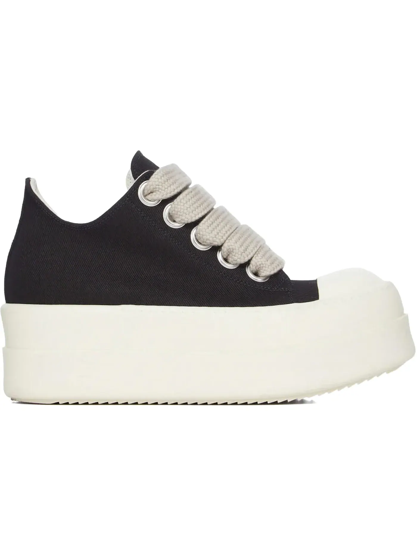 Мужские кроссовки с массивной подошвой Rick Owens DRKSHDW Temple Mega Bumper Jumbolace Low Sneaks Rick Owens, черный