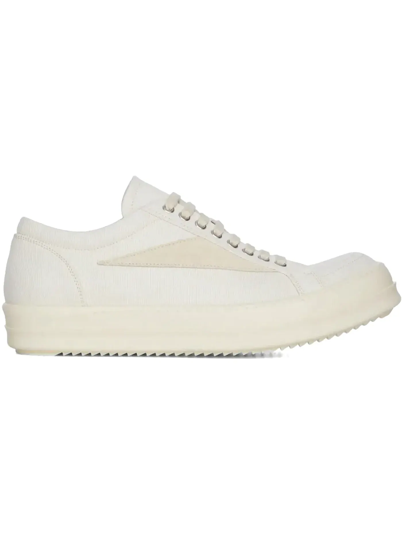 Мужские кроссовки с низкой посадкой Temple Vintage Low Sneaks Rick Owens — изображение 1 из 1, кремовый