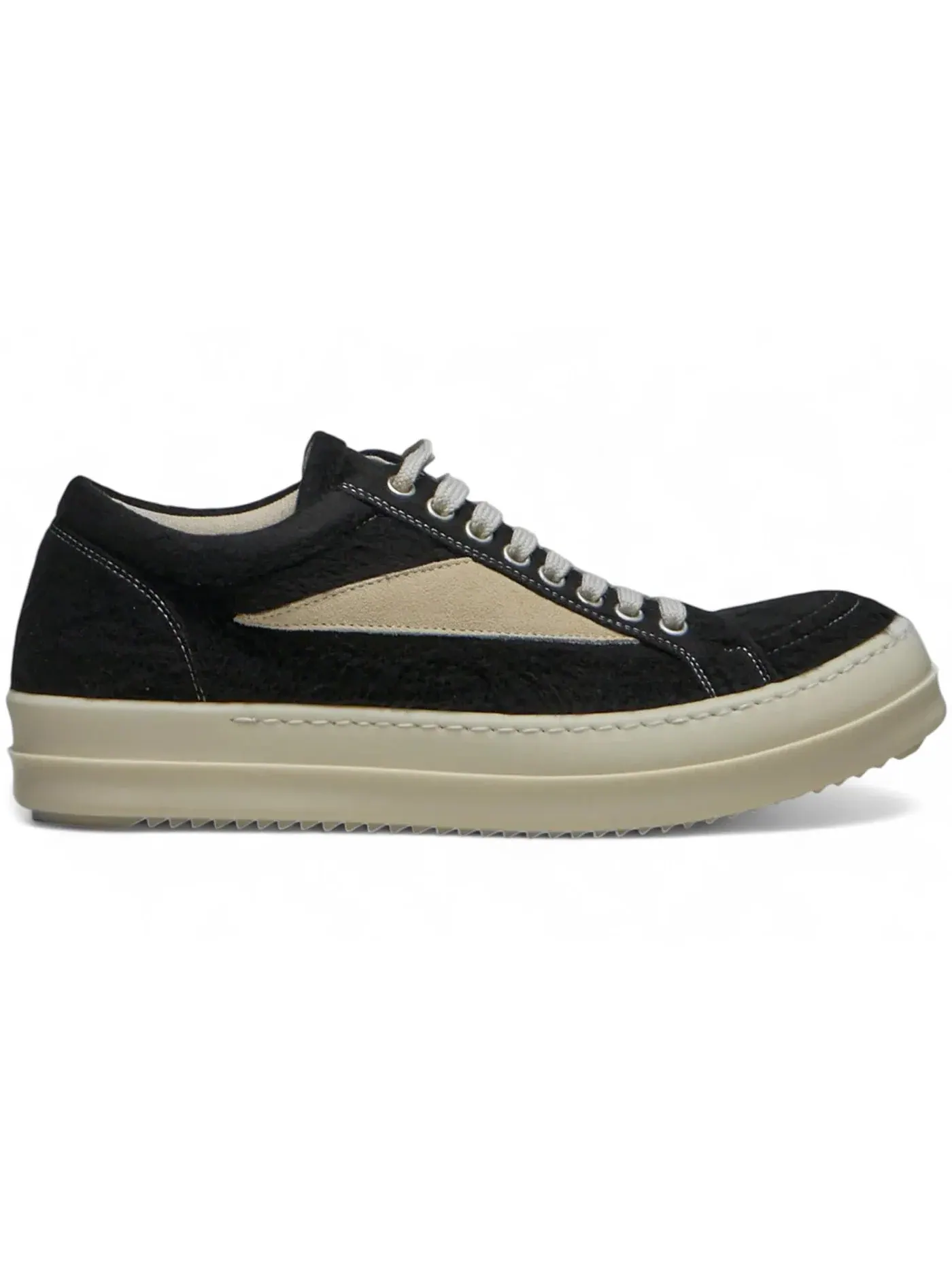 Женские кроссовки с флисовой отделкой Rick Owens DRKSHDW Vintage Low — изображение 1 из 1, черный