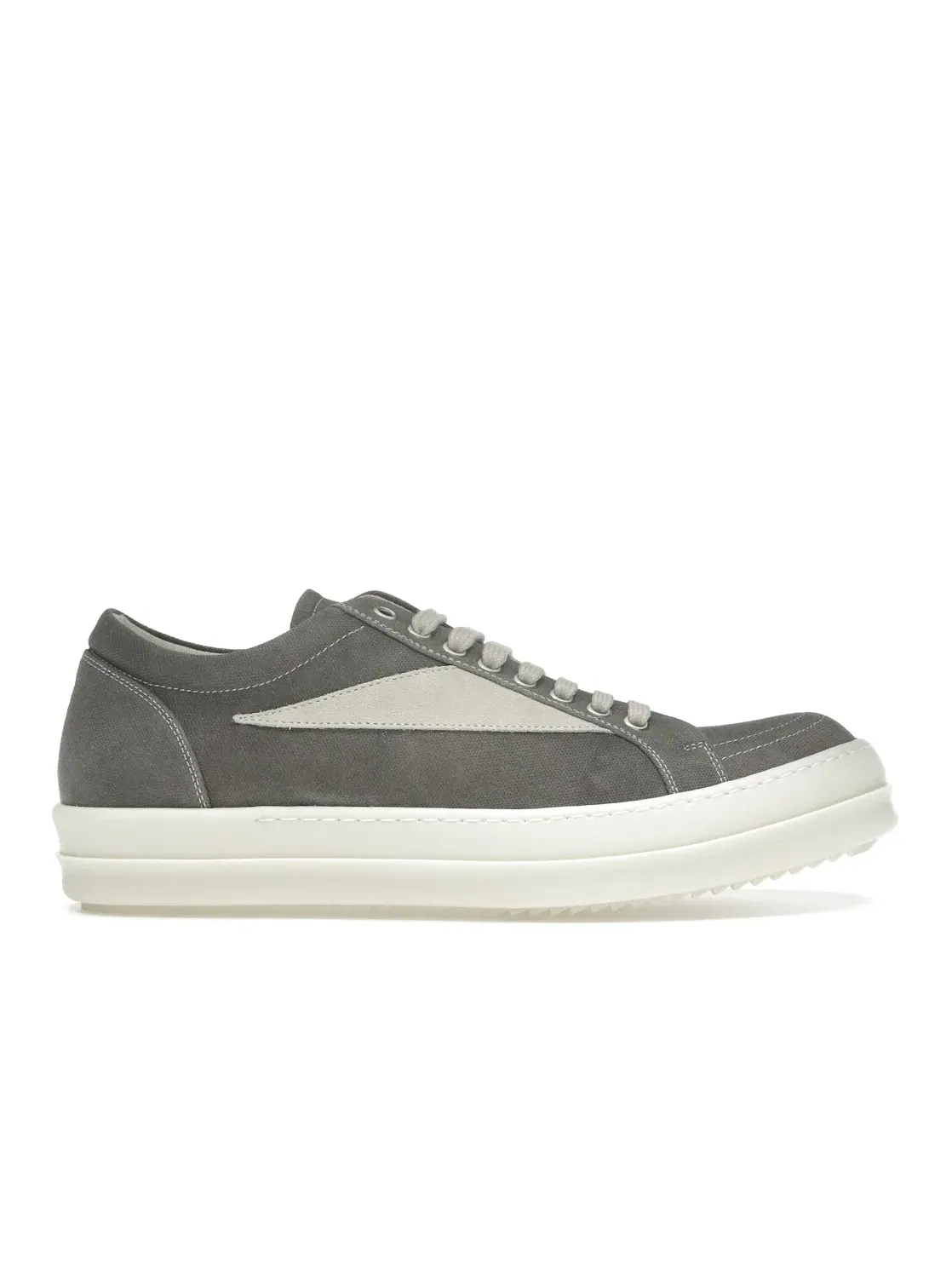 Мужские кроссовки с низким профилем Rick Owens DRKSHDW Vintage Low, Dark Dust/Milk/Milk — изображение 1 из 4