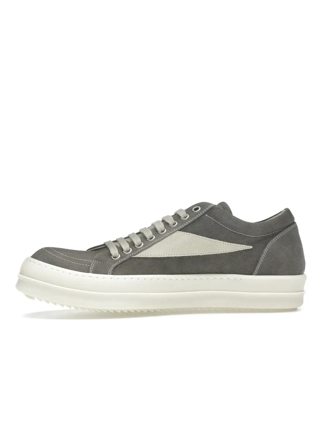 Мужские кроссовки с низким профилем Rick Owens DRKSHDW Vintage Low, Dark Dust/Milk/Milk — изображение 3 из 4