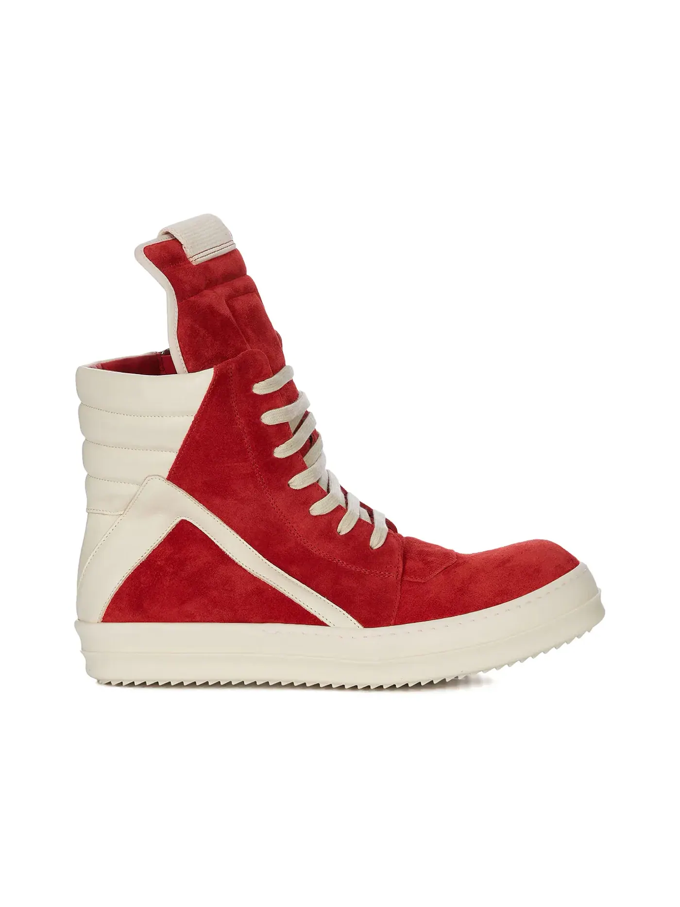 Мужские кроссовки высокие Rick Owens Geobasket High, Carnelian/Milk/Milk — изображение 1 из 1