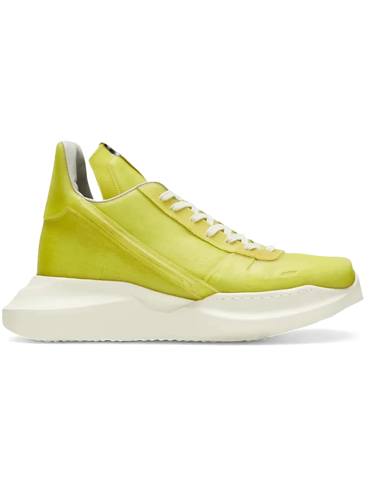 Мужские кроссовки на шнуровке Rick Owens Geth Runner, Lemon/Lemon/Milk — изображение 1 из 1