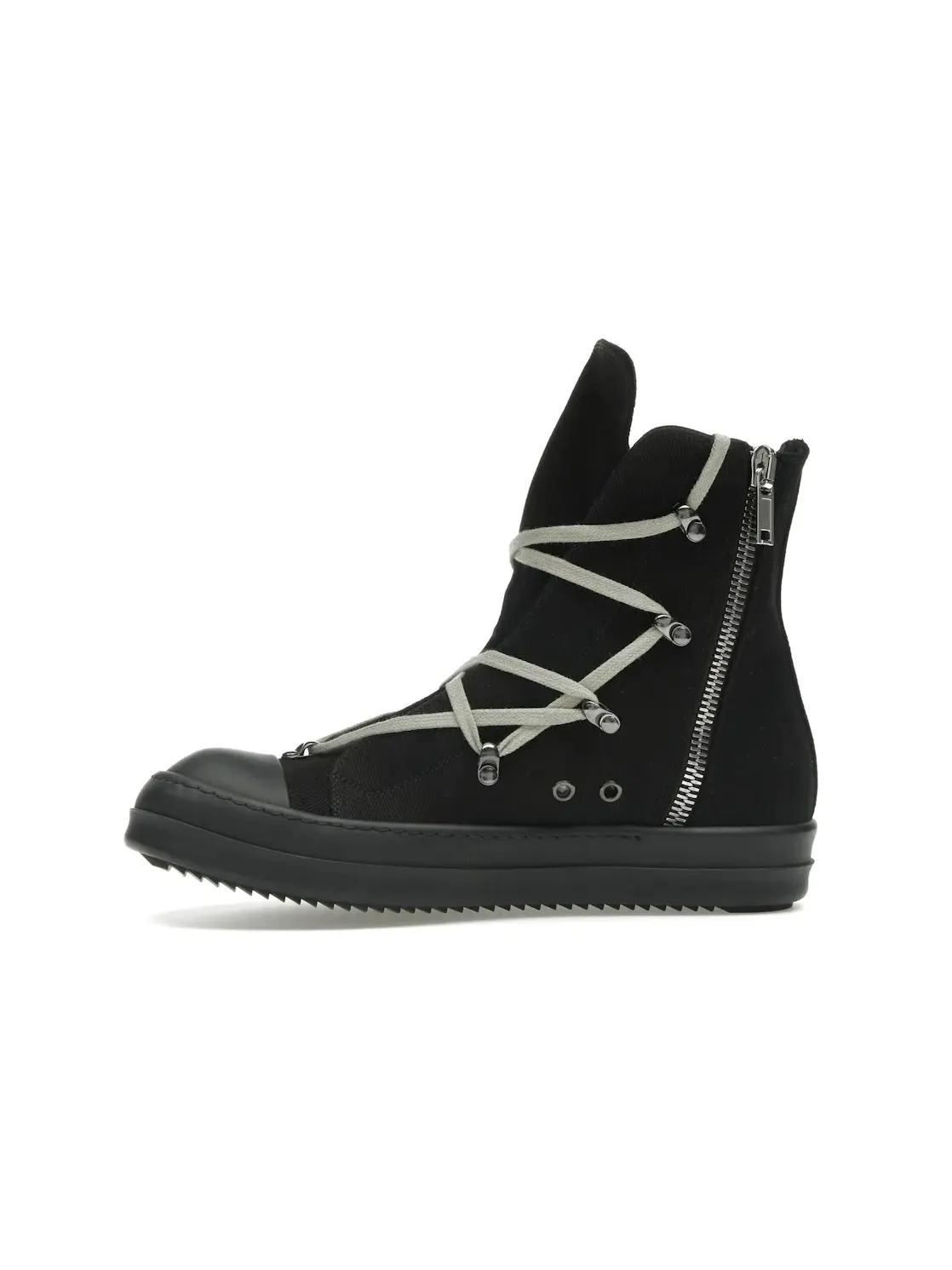 Мужские кроссовки с высокой посадкой Rick Owens Hollywood DRKSHDW Hexa High — изображение 3 из 4, черный//черный/черный